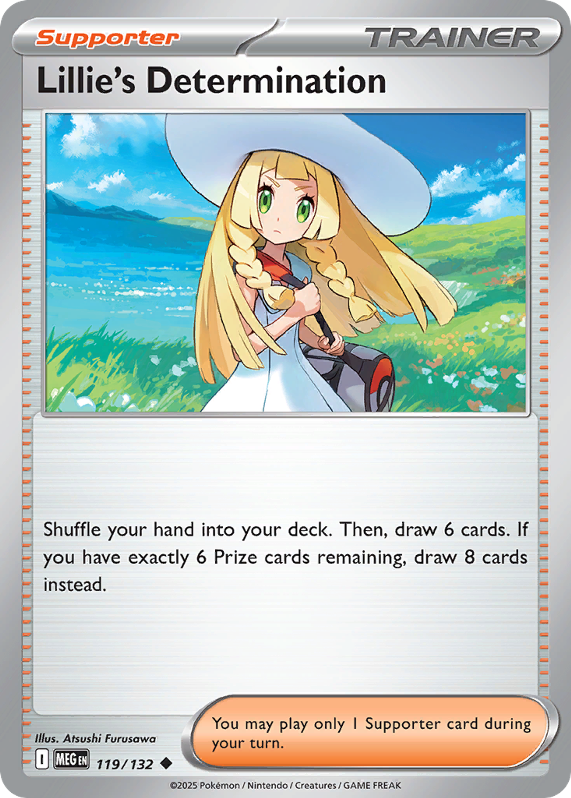 Lillie's Determination — ME01: Mega Evolution — Pokémon