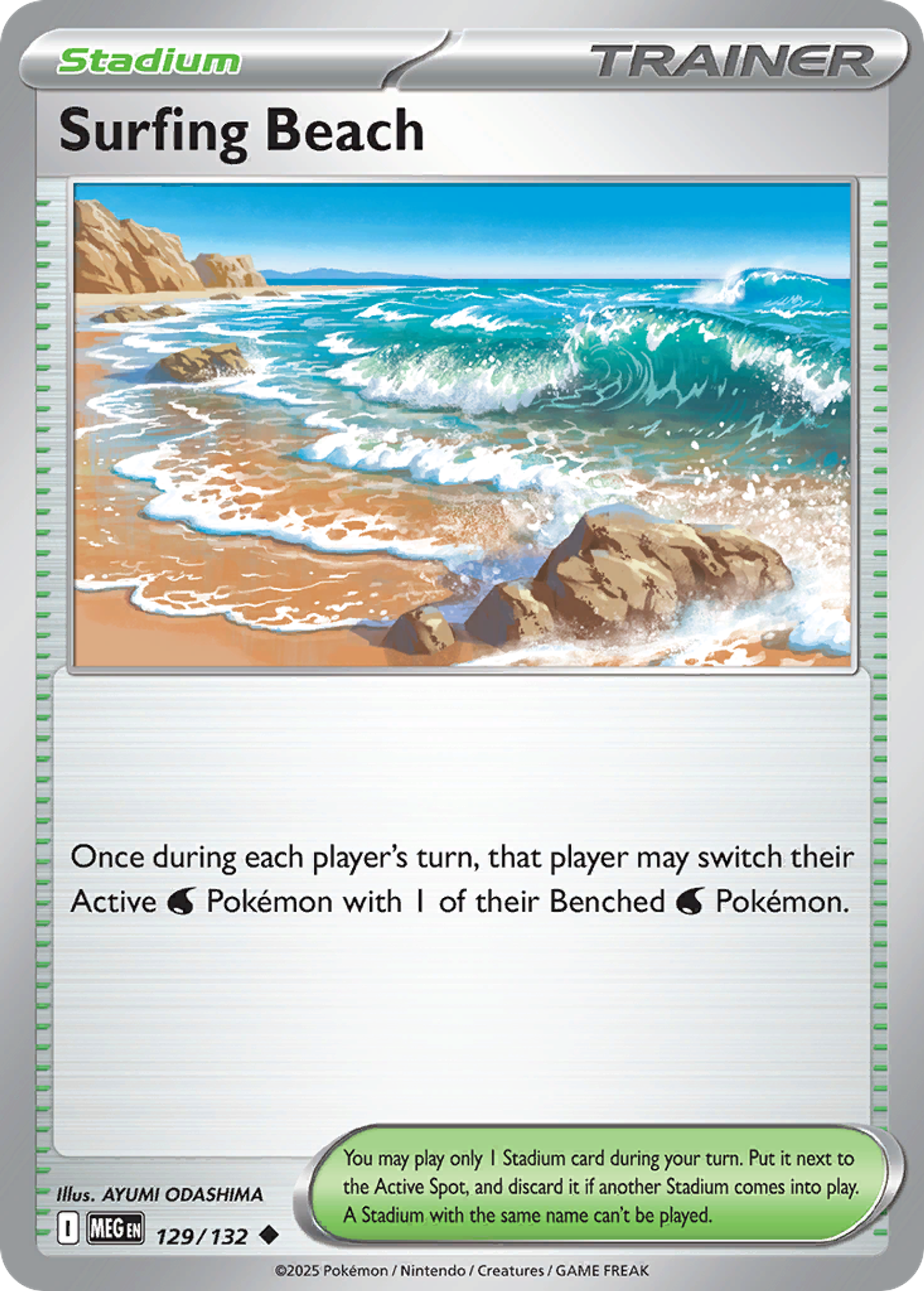 Surfing Beach — ME01: Mega Evolution — Pokemon