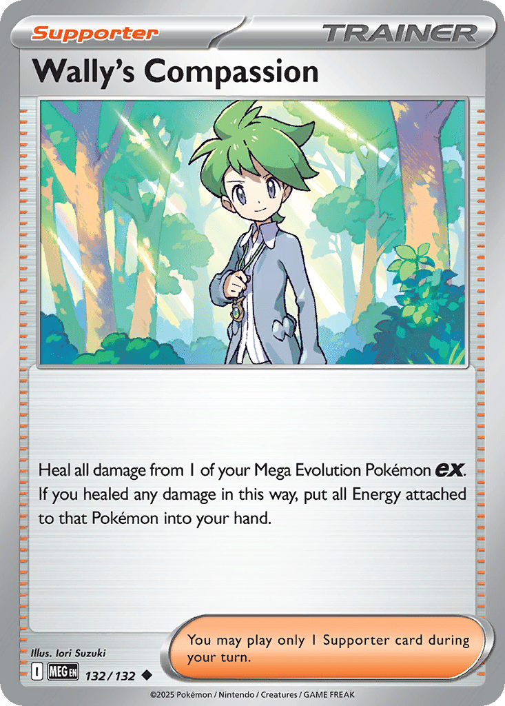 Wally's Compassion — ME01: Mega Evolution — Pokemon
