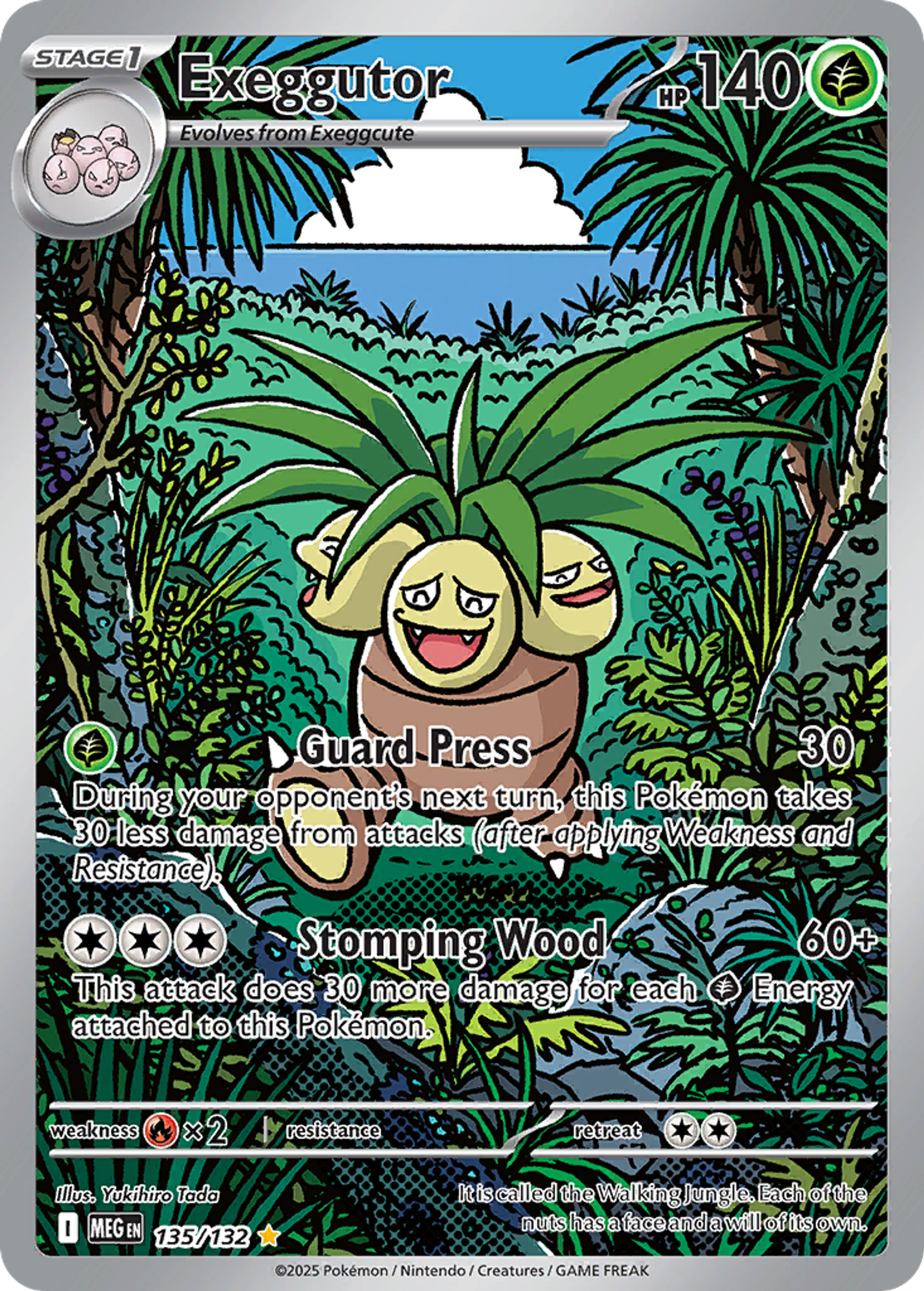 Exeggutor — ME01: Mega Evolution — Pokemon