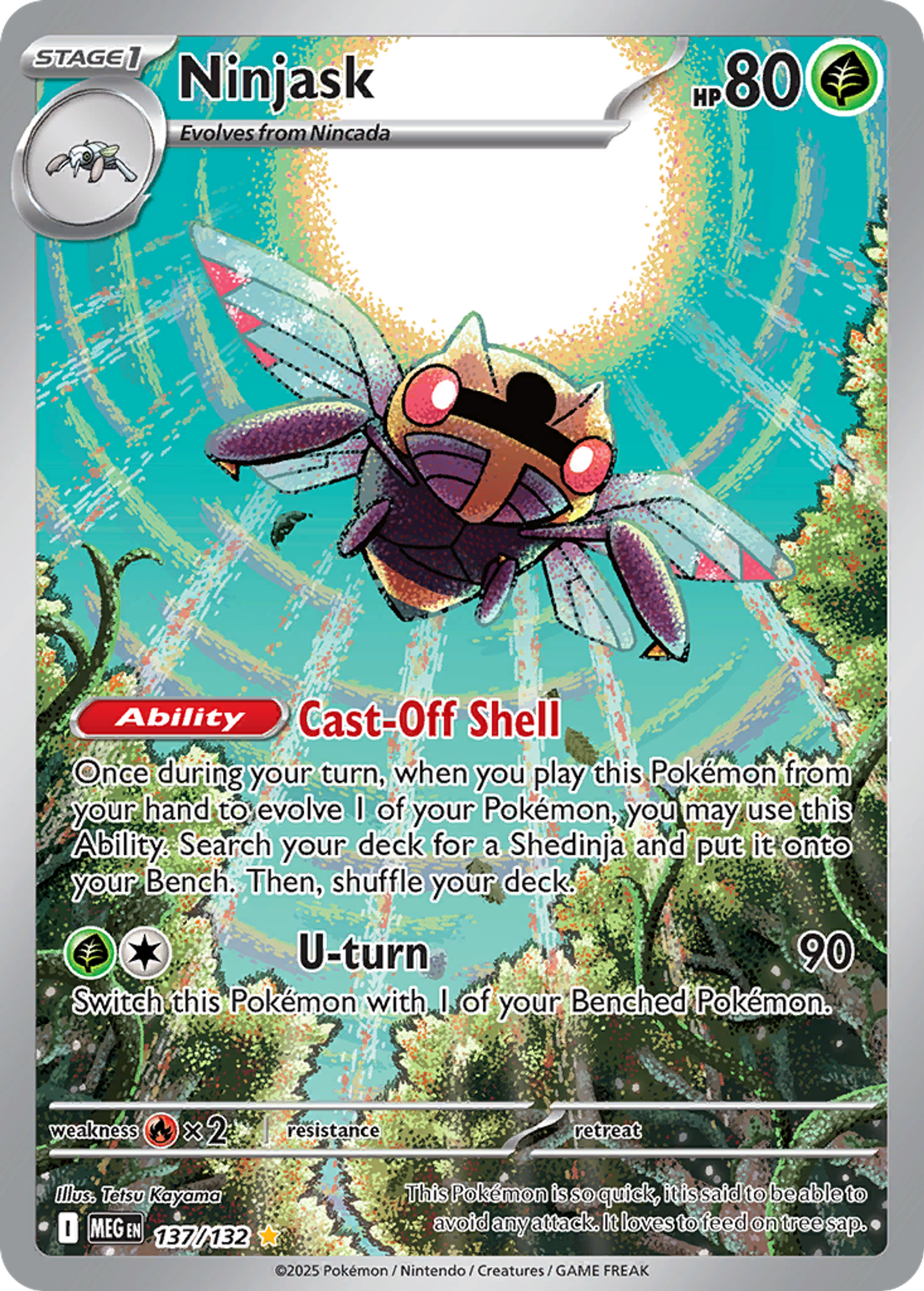 Ninjask — ME01: Mega Evolution — Pokemon