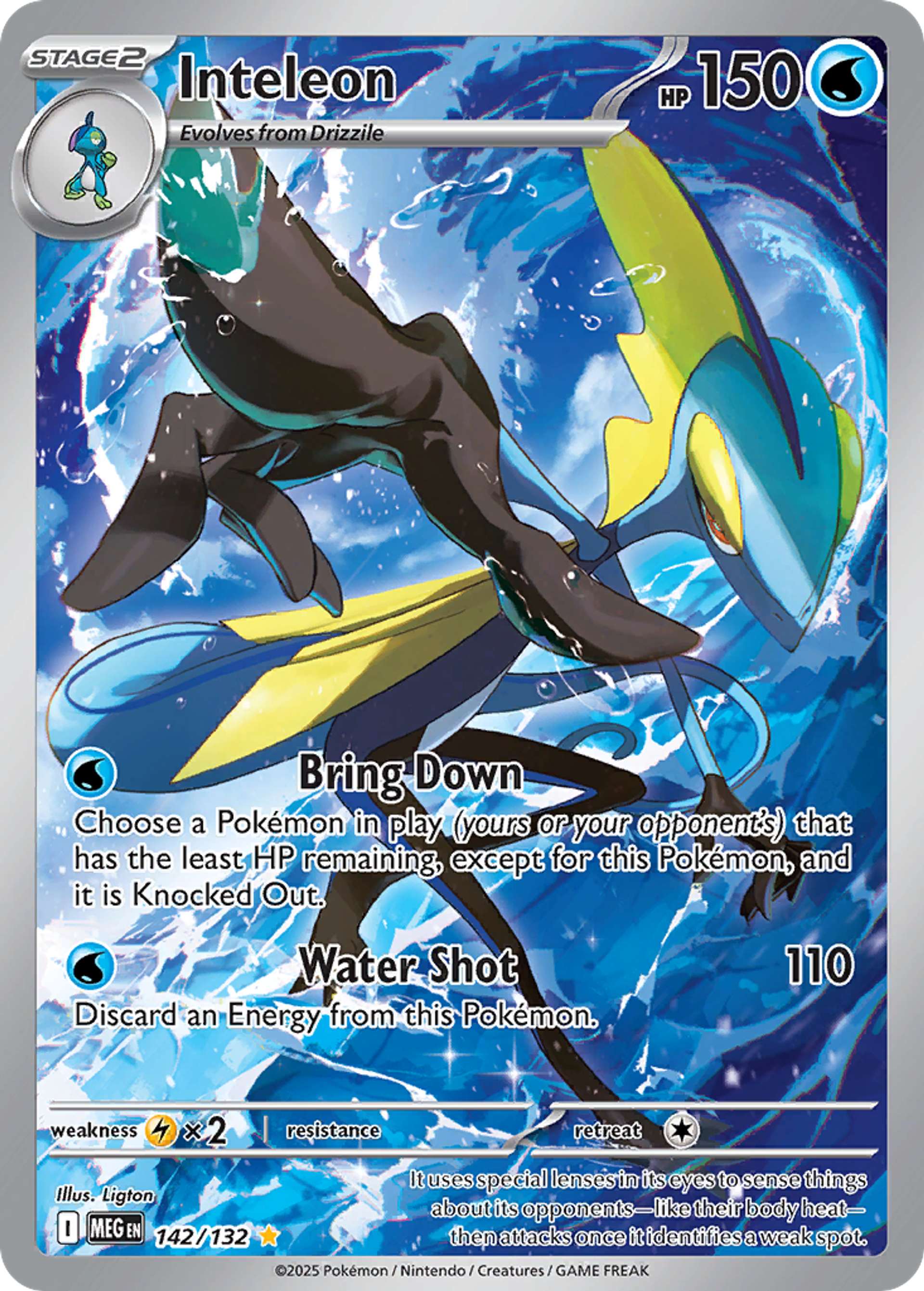 Inteleon — ME01: Mega Evolution — Pokemon