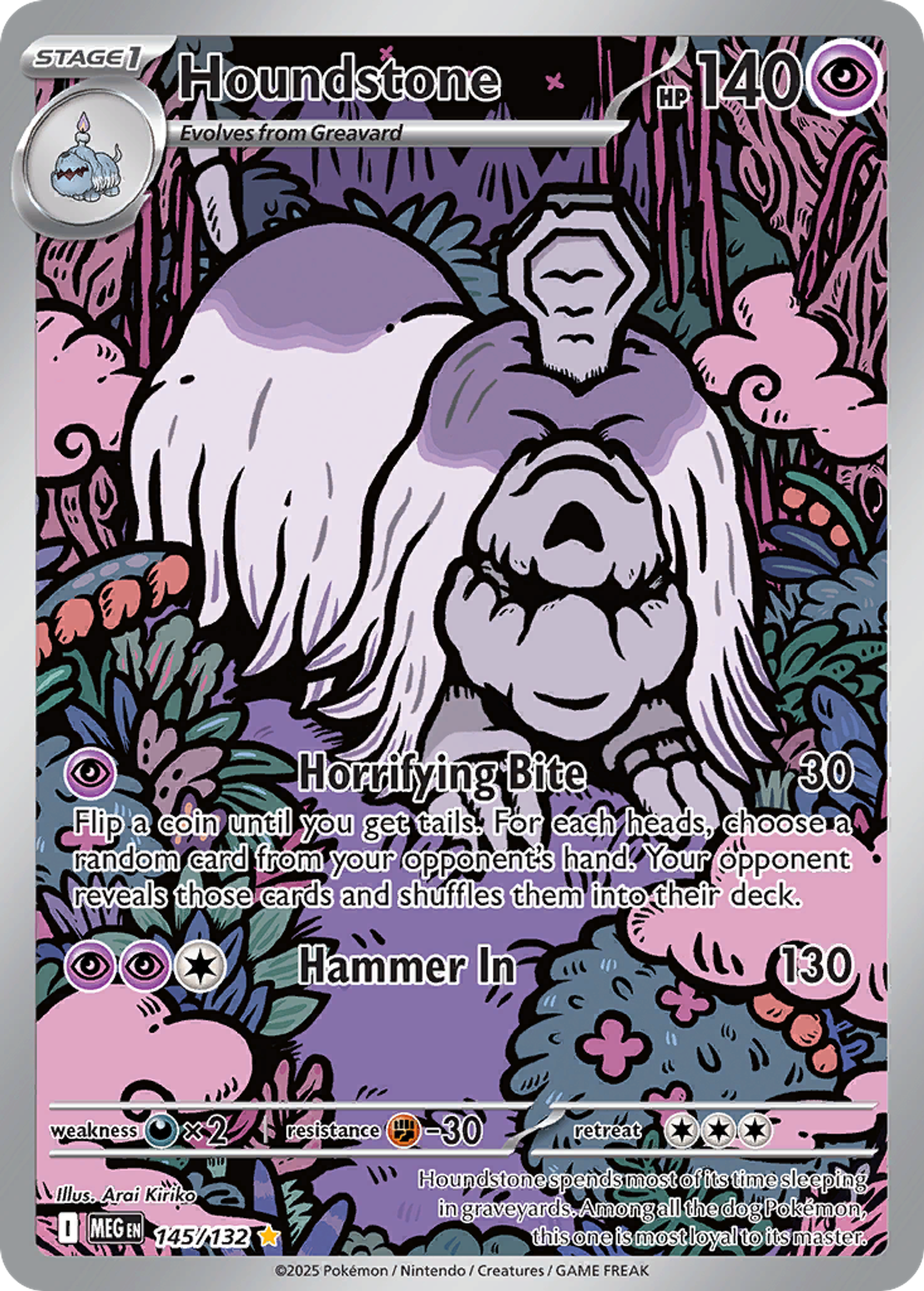 Houndstone — ME01: Mega Evolution — Pokemon