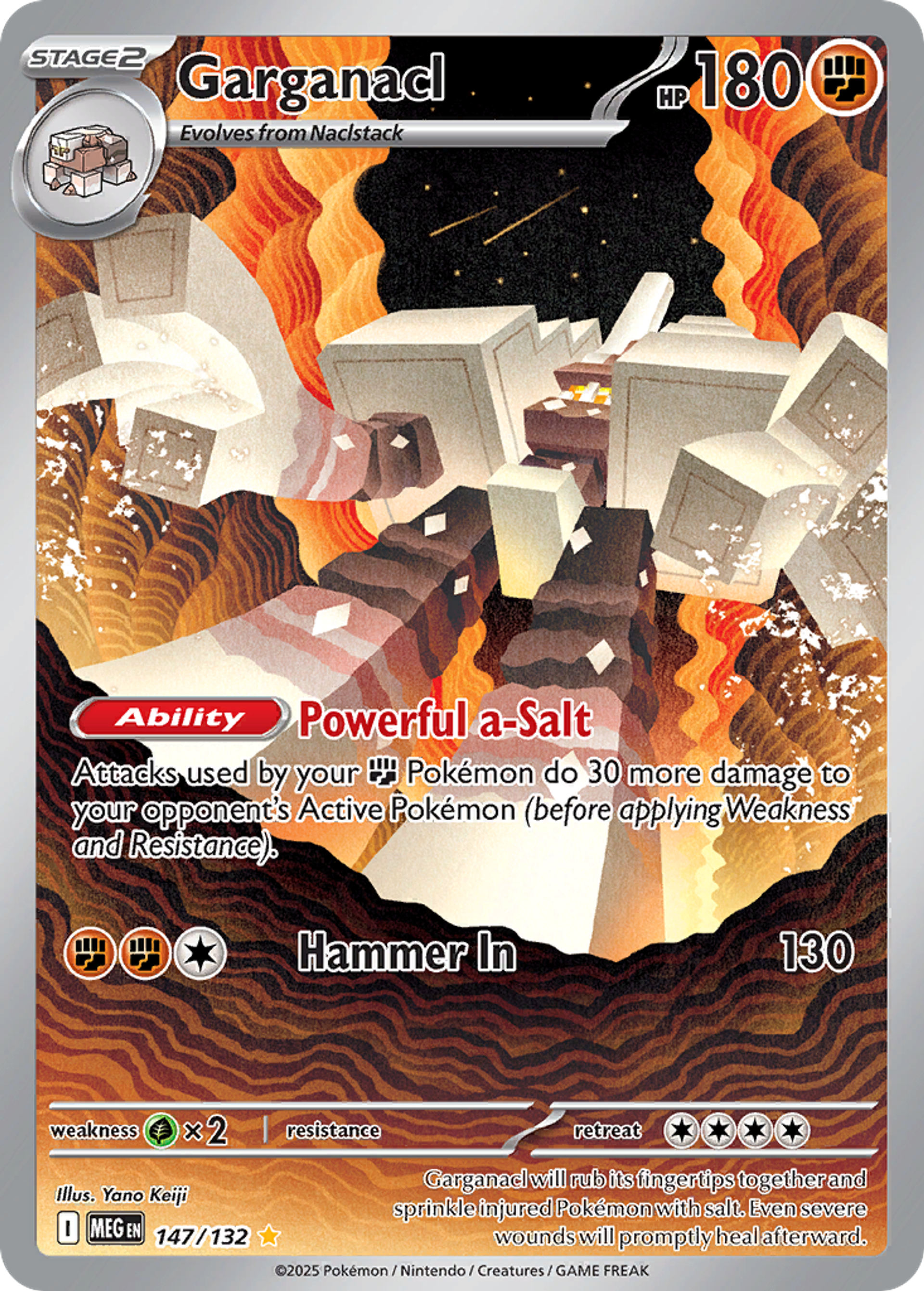 Garganacl — ME01: Mega Evolution — Pokémon