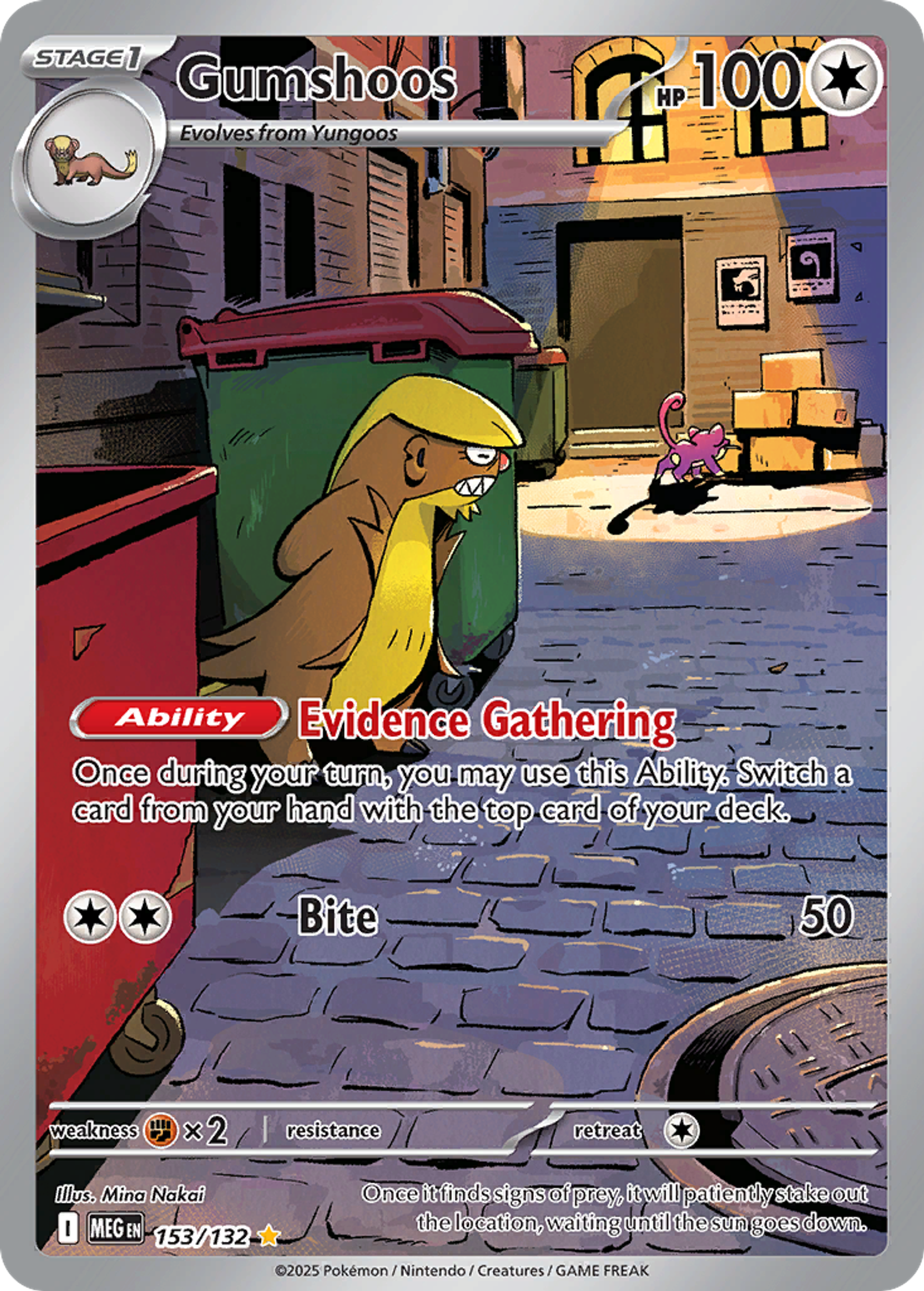 Gumshoos — ME01: Mega Evolution — Pokemon