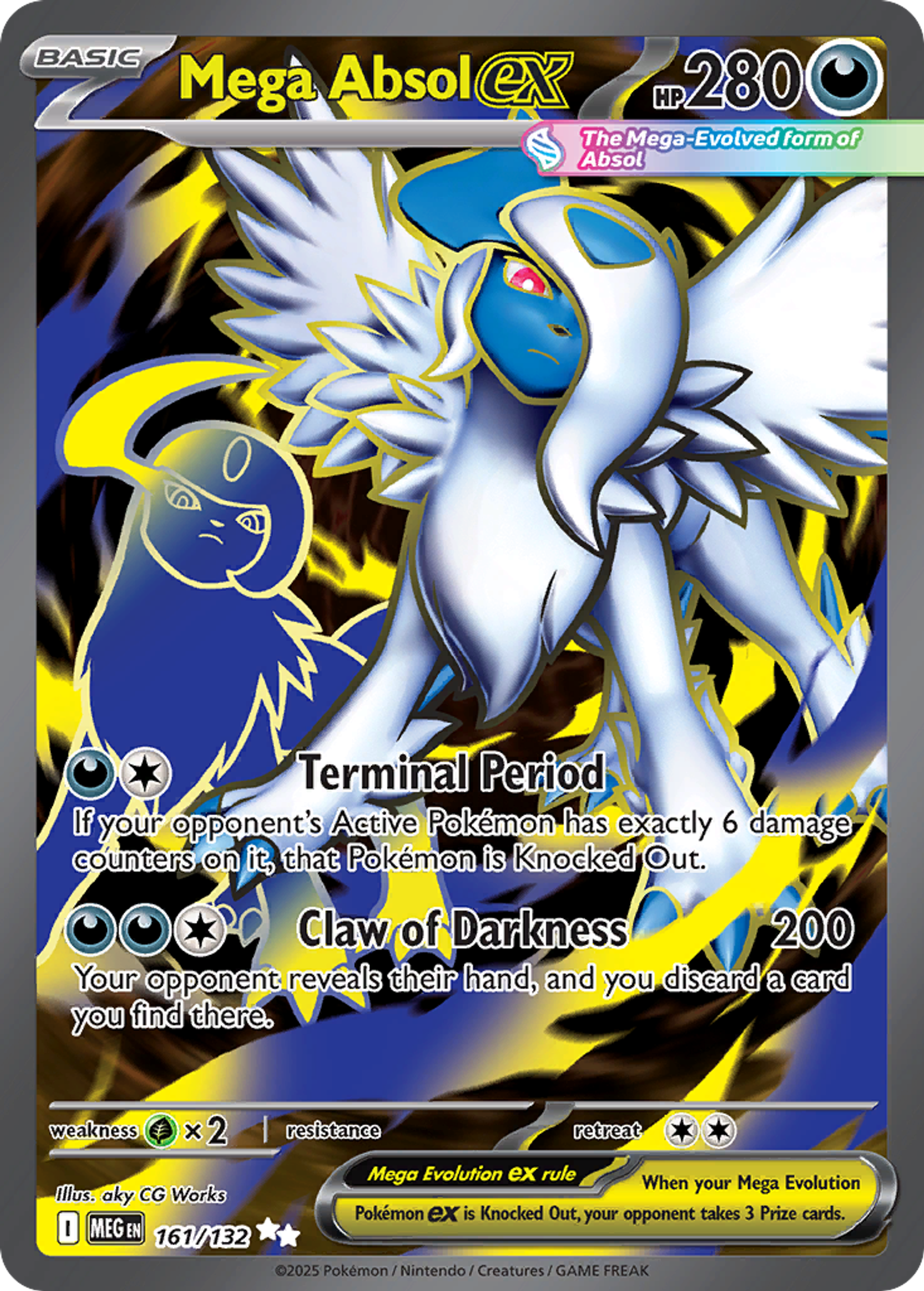 Mega Absol ex — ME01: Mega Evolution — Pokemon