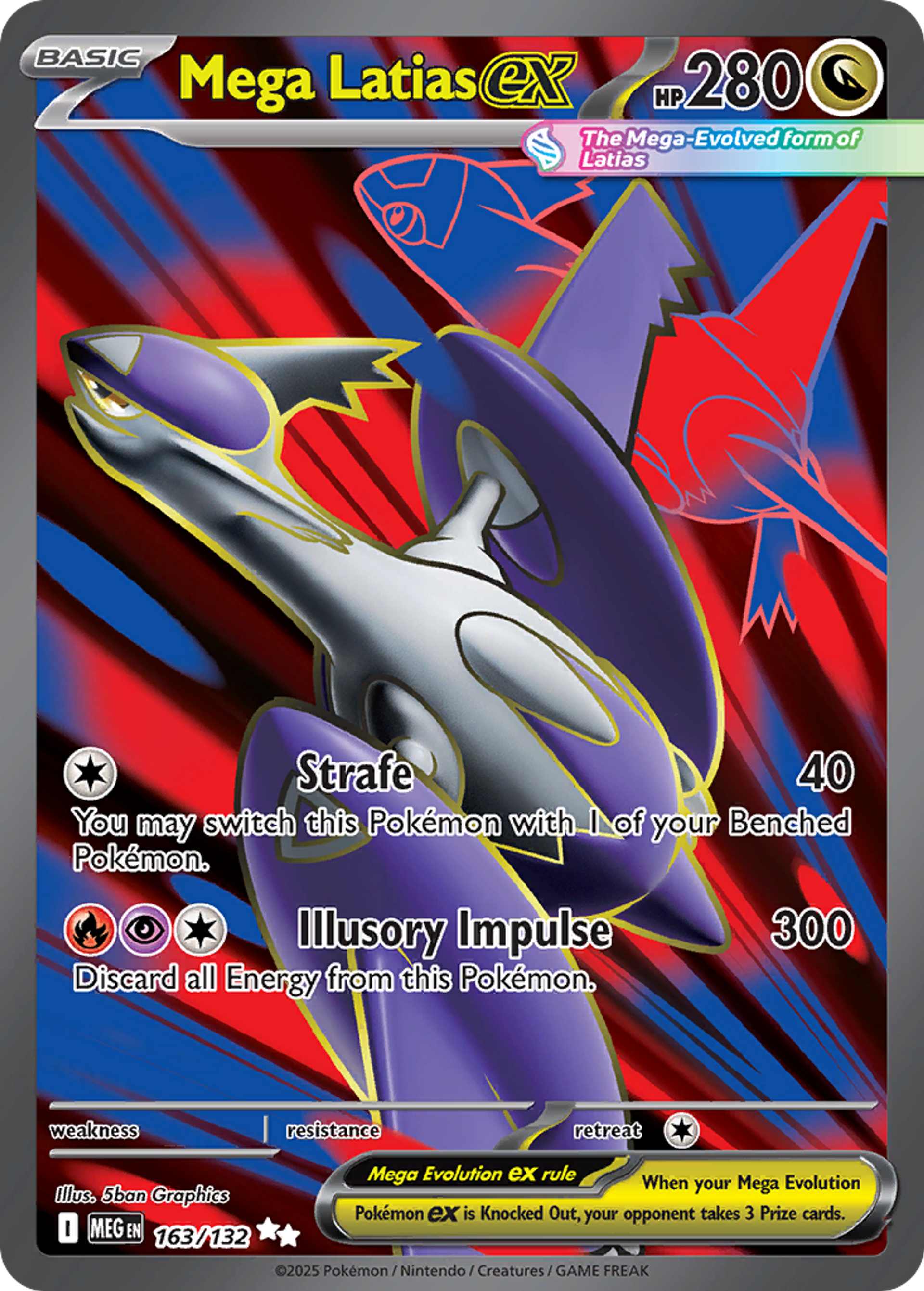 Mega Latias ex — ME01: Mega Evolution — Pokemon