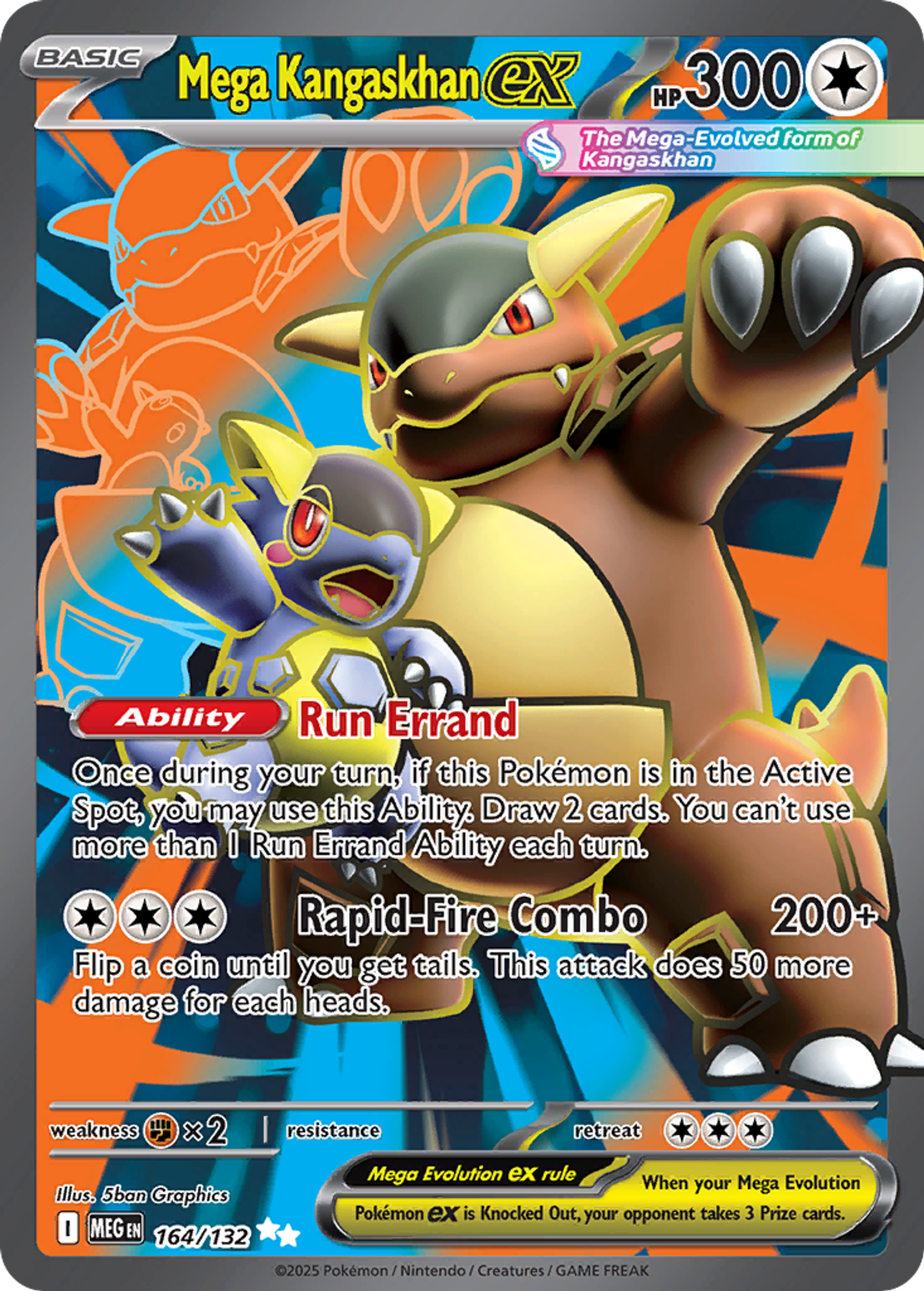 Mega Kangaskhan ex — ME01: Mega Evolution — Pokemon