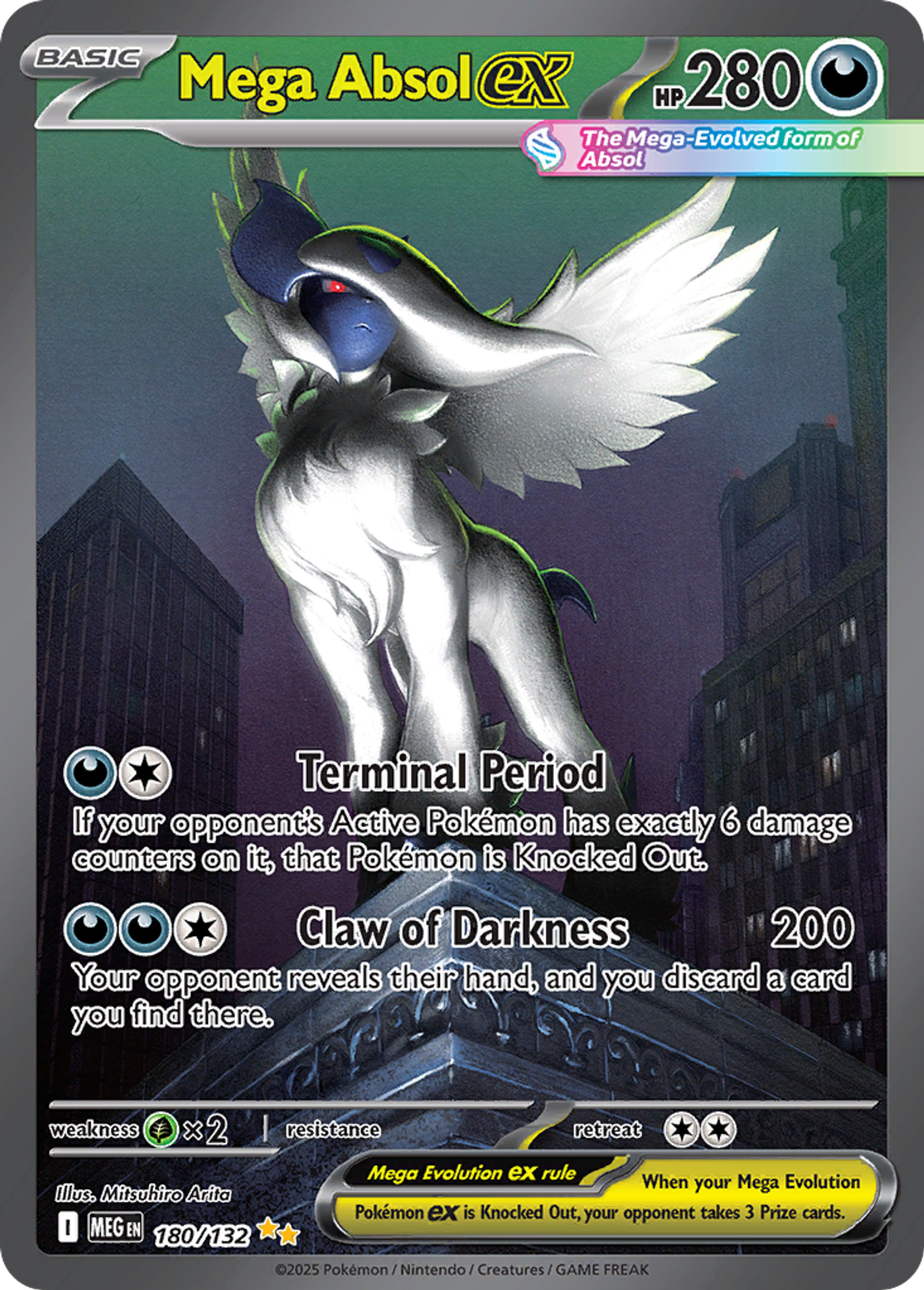Mega Absol ex — ME01: Mega Evolution — Pokemon