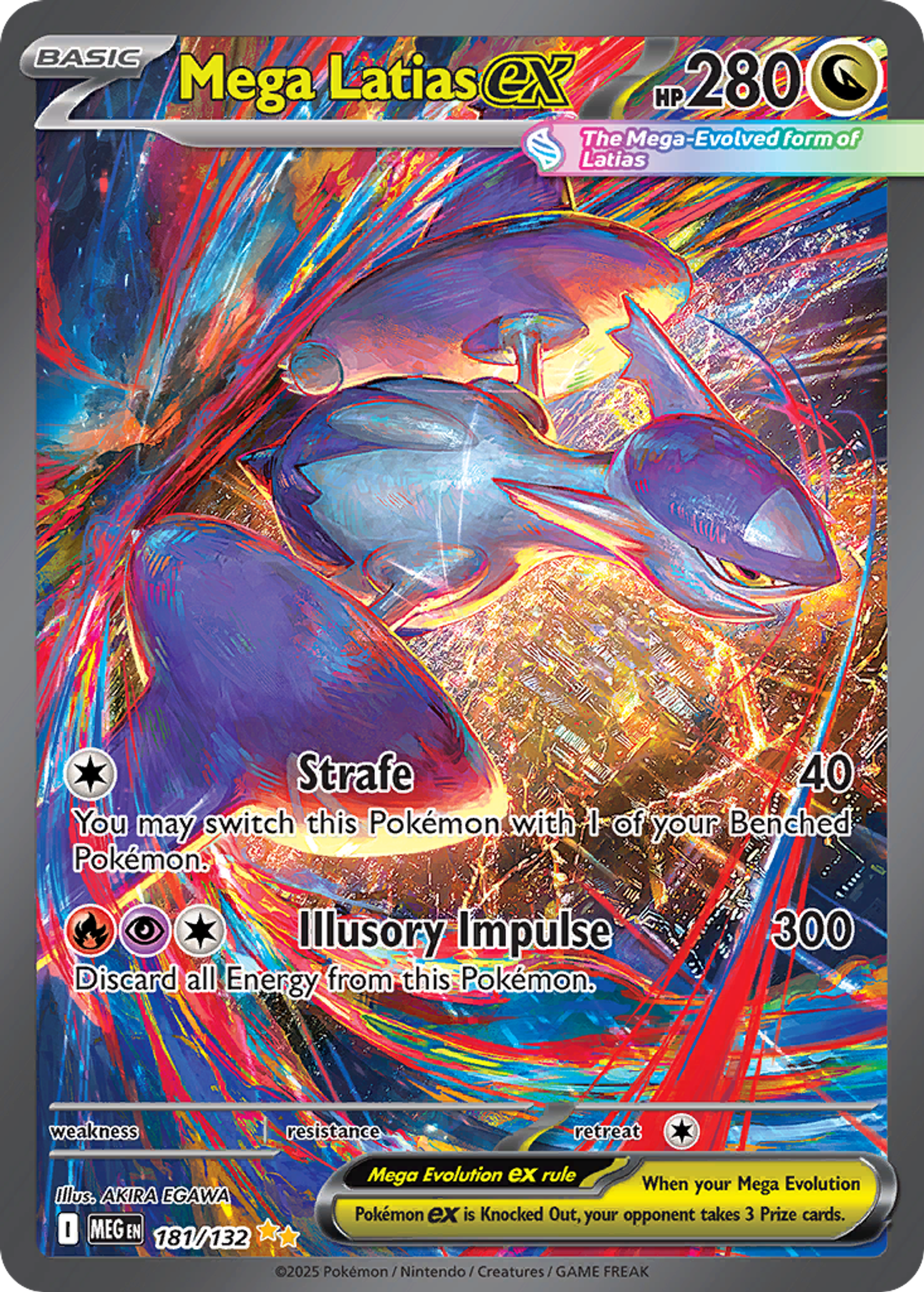 Mega Latias ex — ME01: Mega Evolution — Pokemon