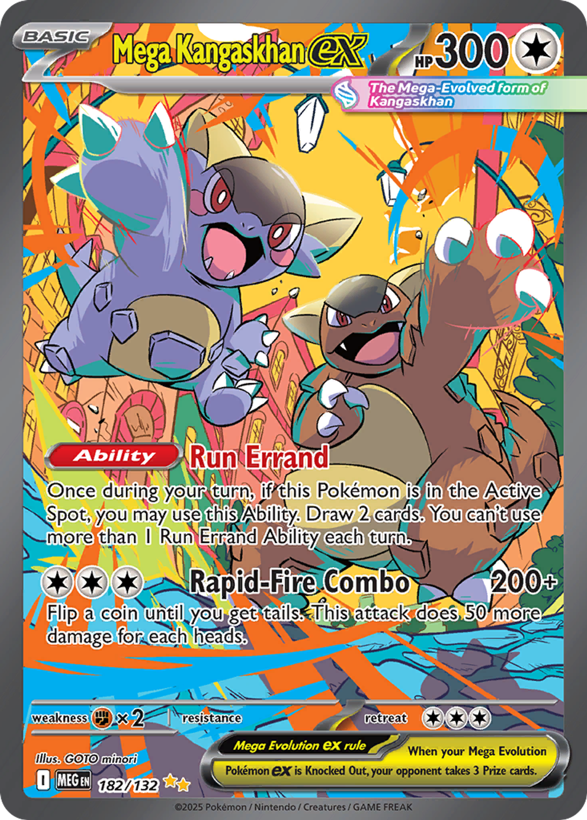 Mega Kangaskhan ex — ME01: Mega Evolution — Pokemon