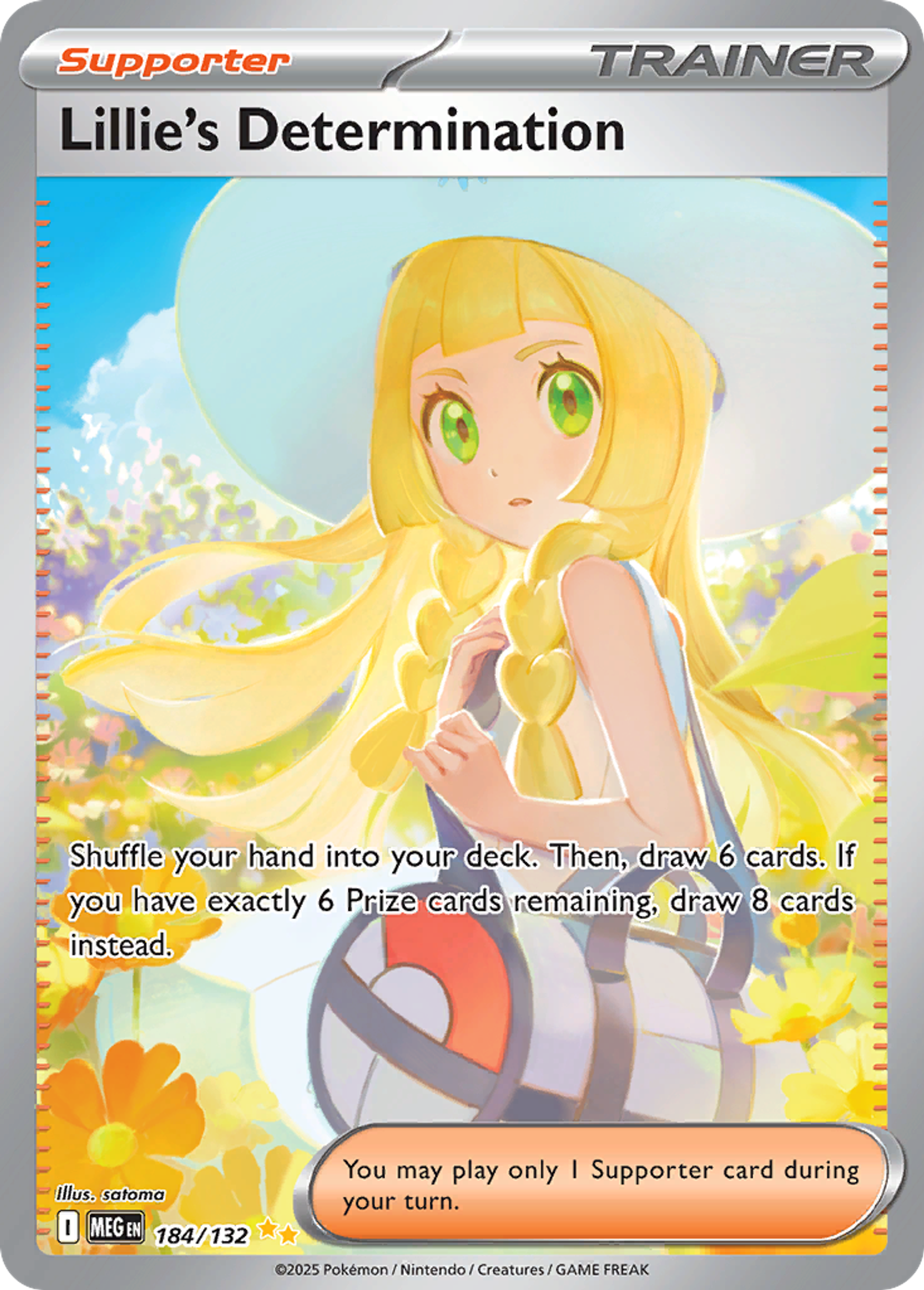 Lillie's Determination — ME01: Mega Evolution — Pokemon