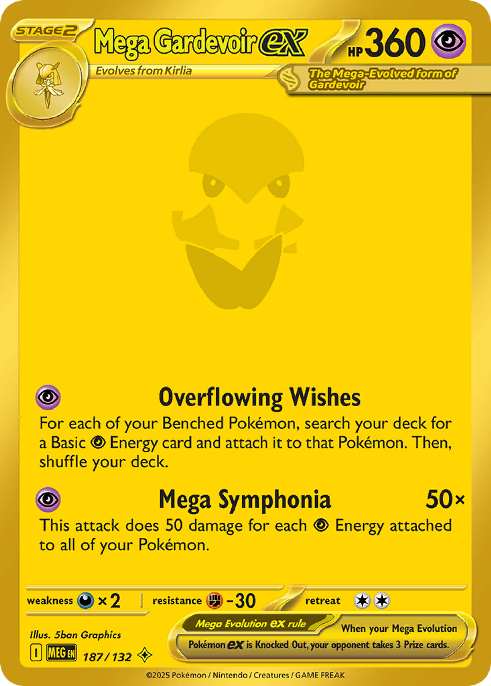 Mega Gardevoir ex — ME01: Mega Evolution — Pokemon