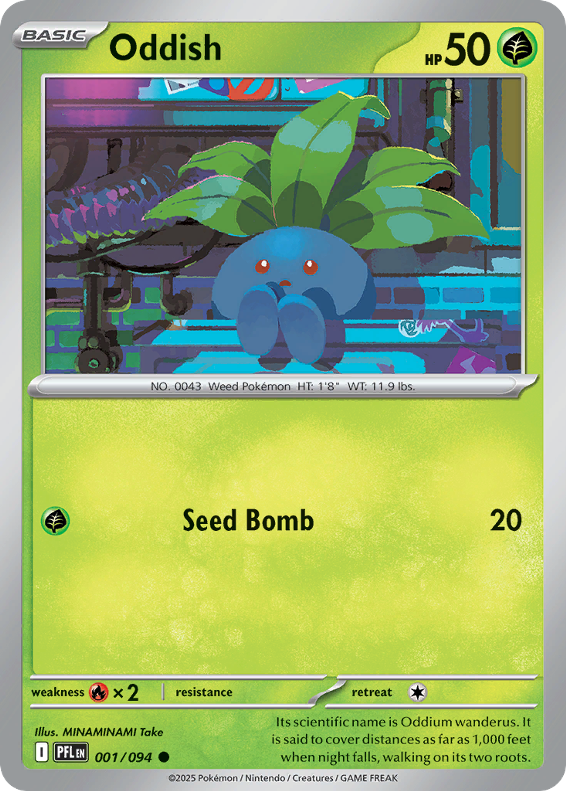 Oddish — ME02: Phantasmal Flames — Pokemon