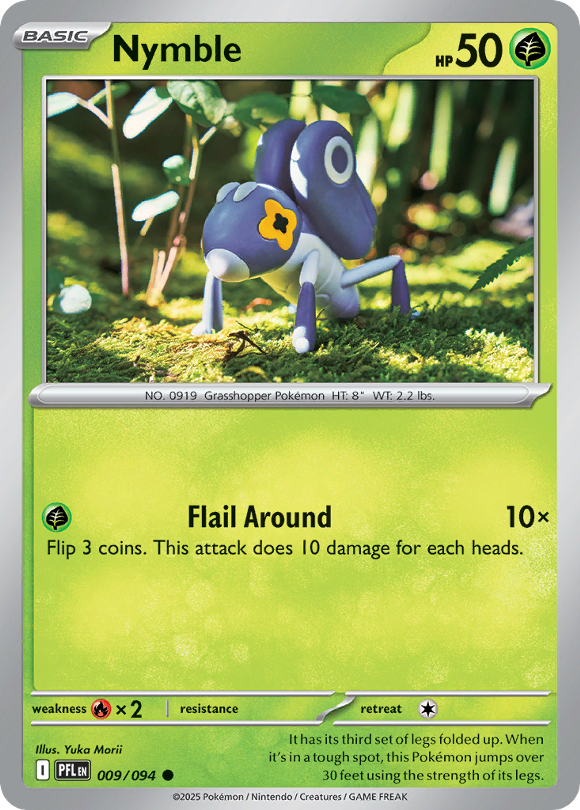 Nymble — ME02: Phantasmal Flames — Pokemon