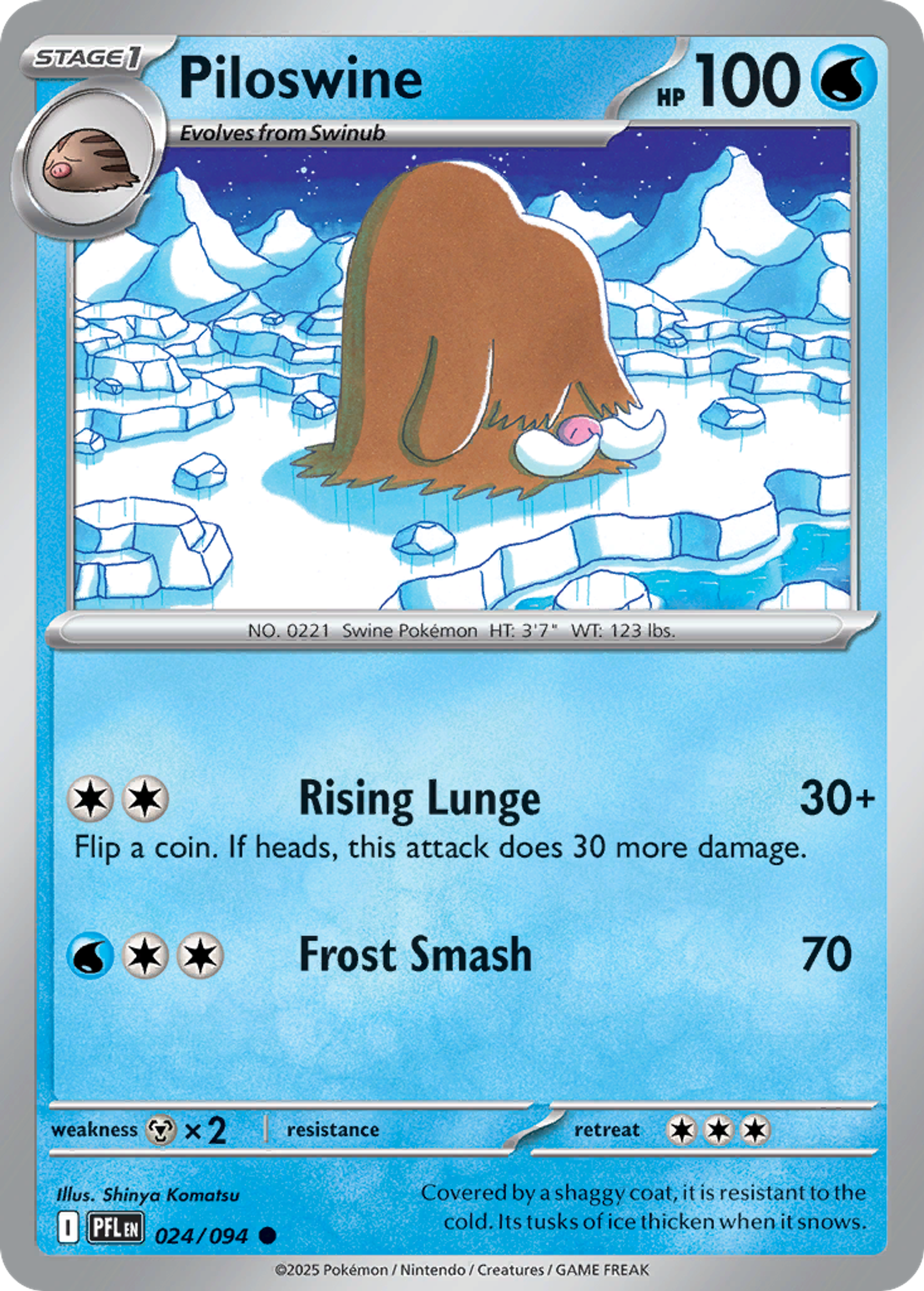 Piloswine — ME02: Phantasmal Flames — Pokemon