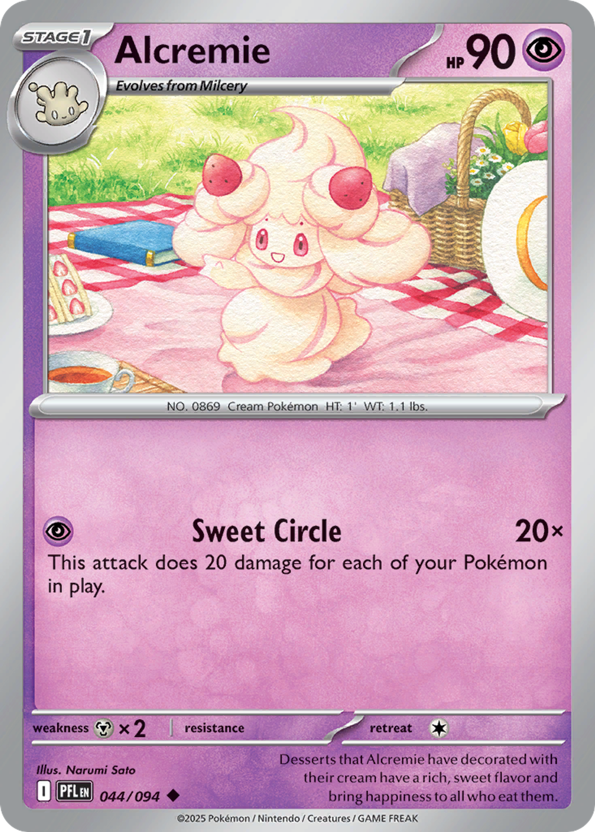 Alcremie — ME02: Phantasmal Flames — Pokemon