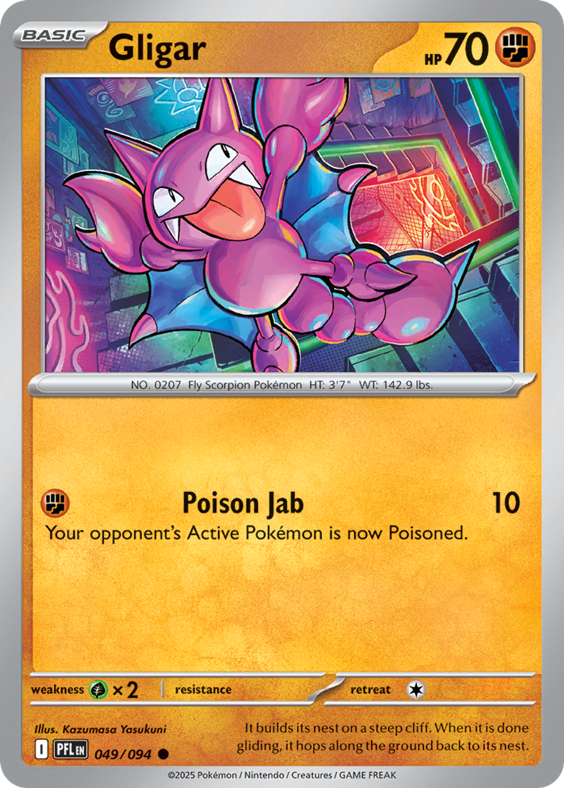 Gligar — ME02: Phantasmal Flames — Pokémon