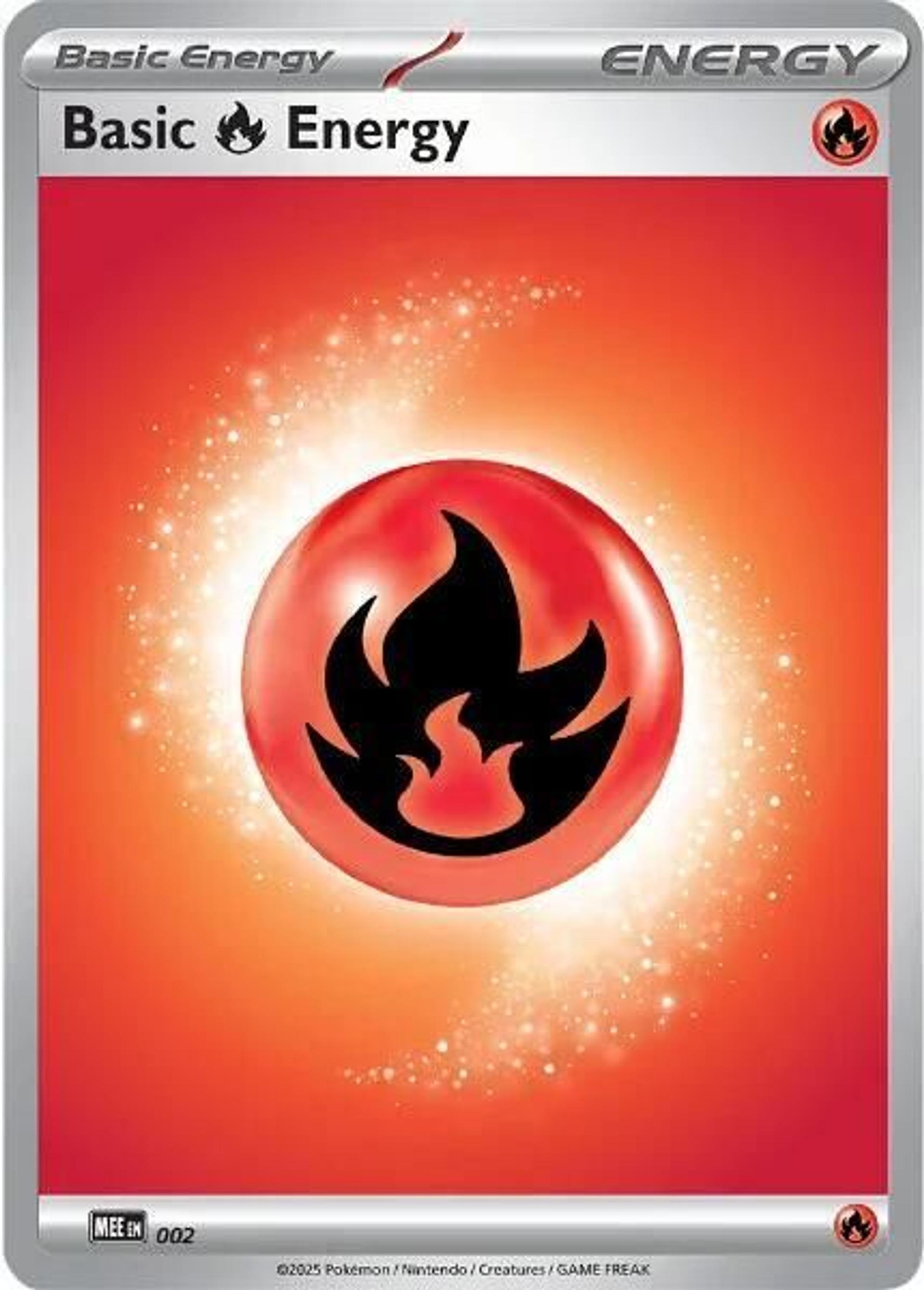 Basic Fire Energy — MEE: Mega Evolution Energies — Pokemon