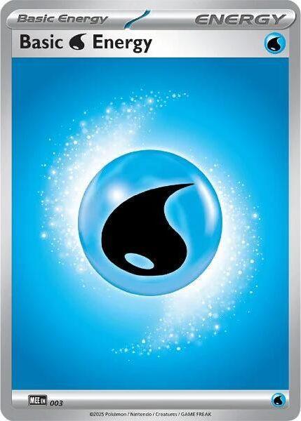 Basic Water Energy — MEE: Mega Evolution Energies — Pokemon