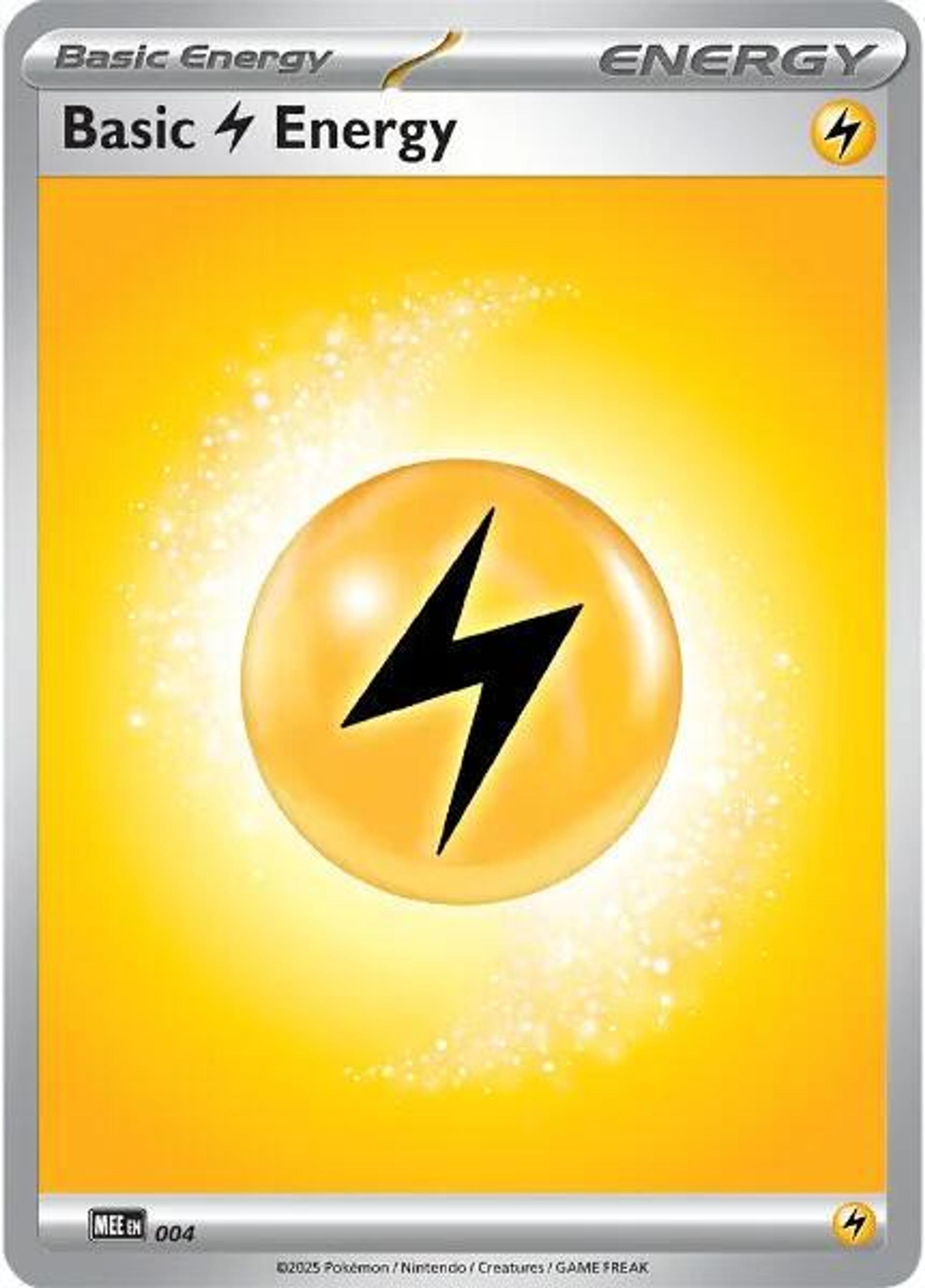 Basic Lightning Energy — MEE: Mega Evolution Energies — Pokemon