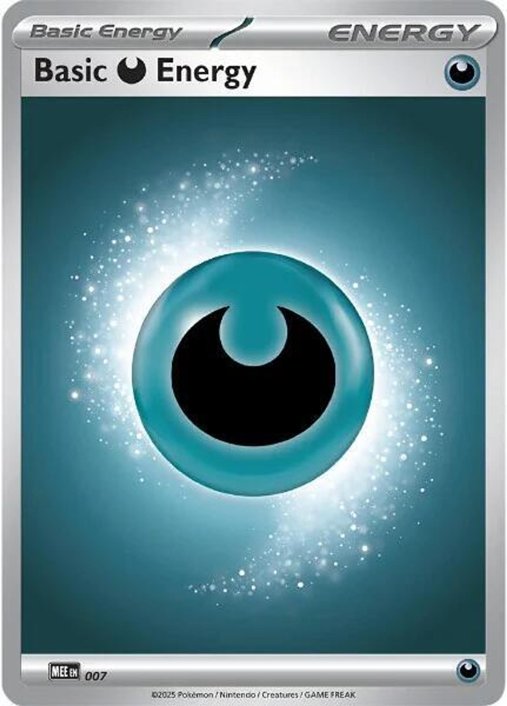 Basic Darkness Energy — MEE: Mega Evolution Energies — Pokémon