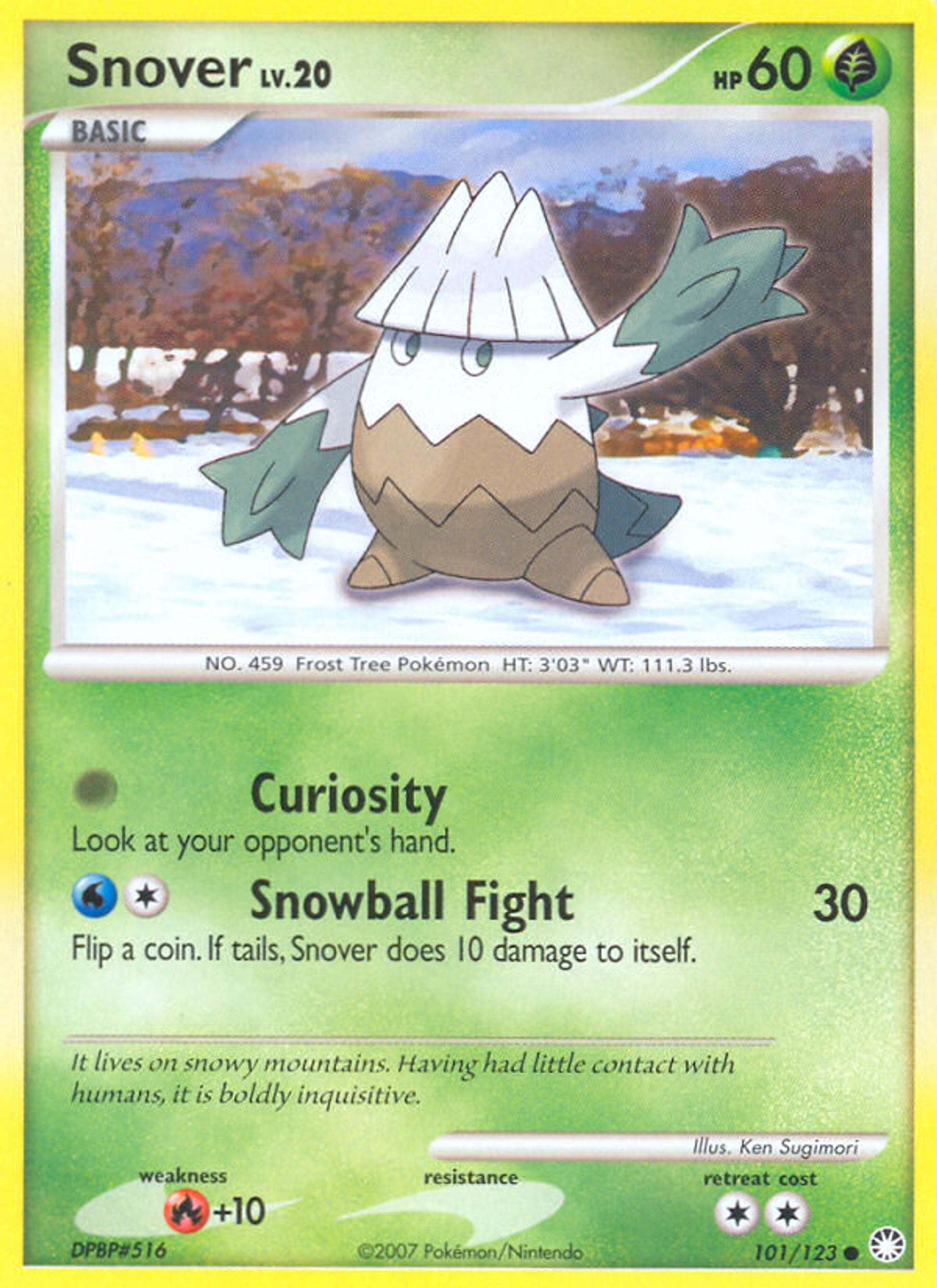Blizzi Lv.20 — Mysterious Treasures — Pokemon