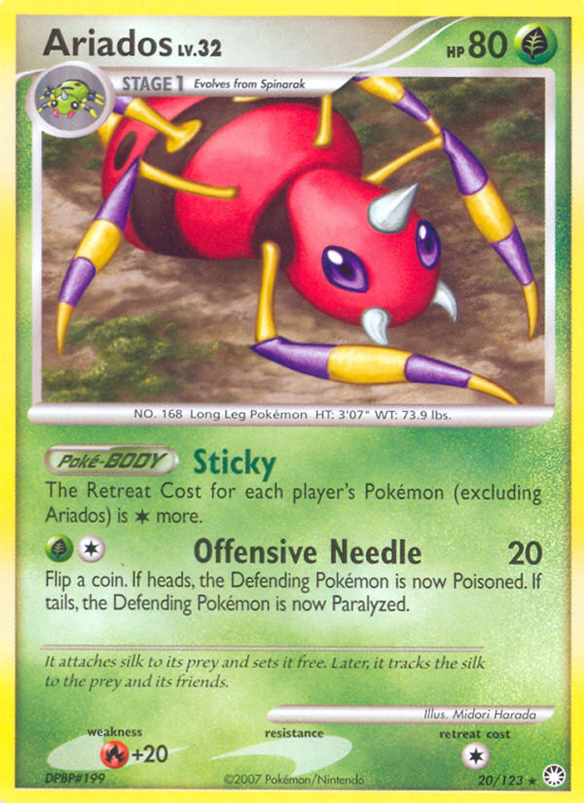 Ariados — Mysterious Treasures — Pokemon