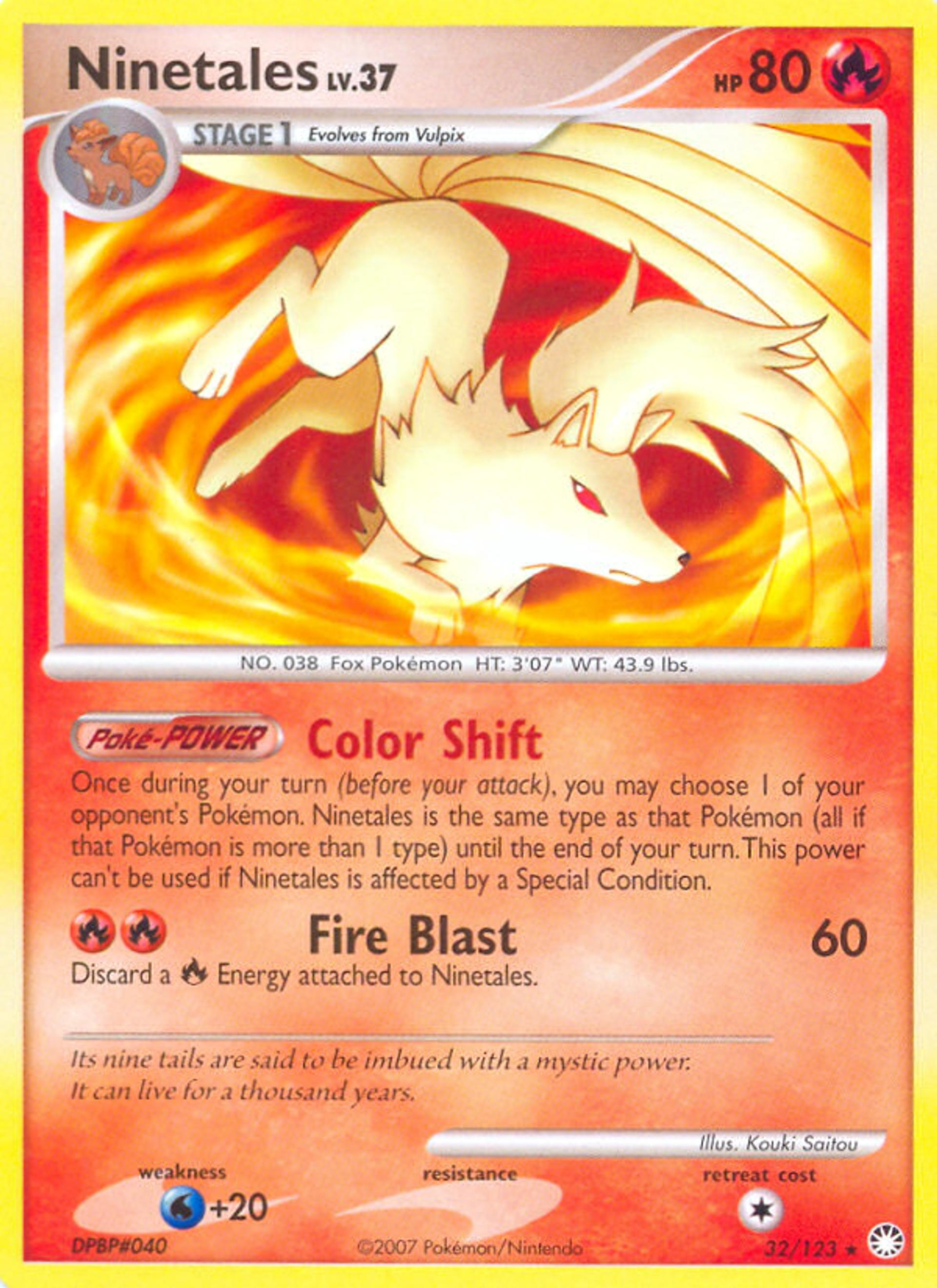 Ninetales — Mysterious Treasures — Pokémon