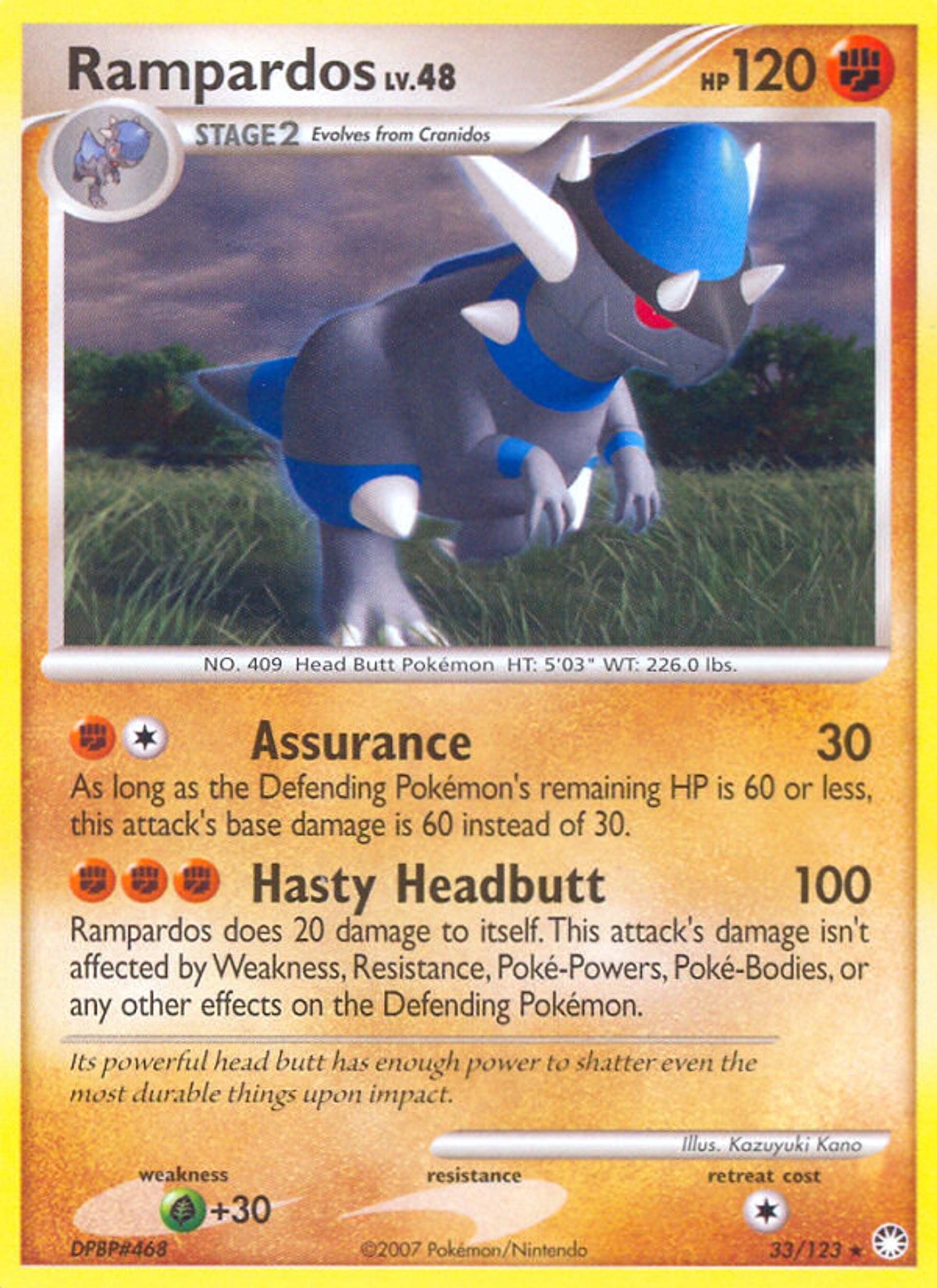 Rampardos — Mysterious Treasures — Pokemon