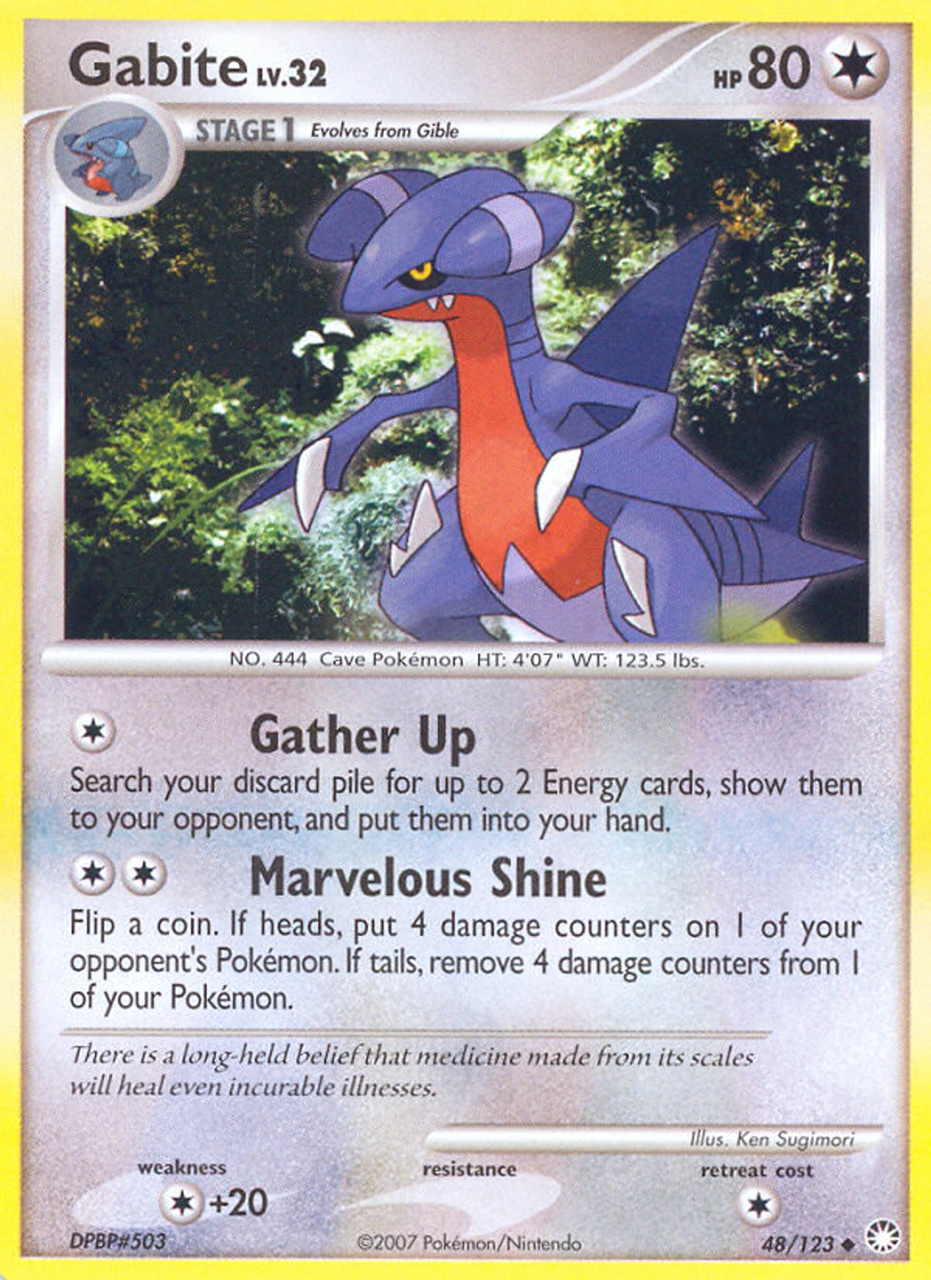 Carmache Lv.32 — Mysterious Treasures — Pokemon