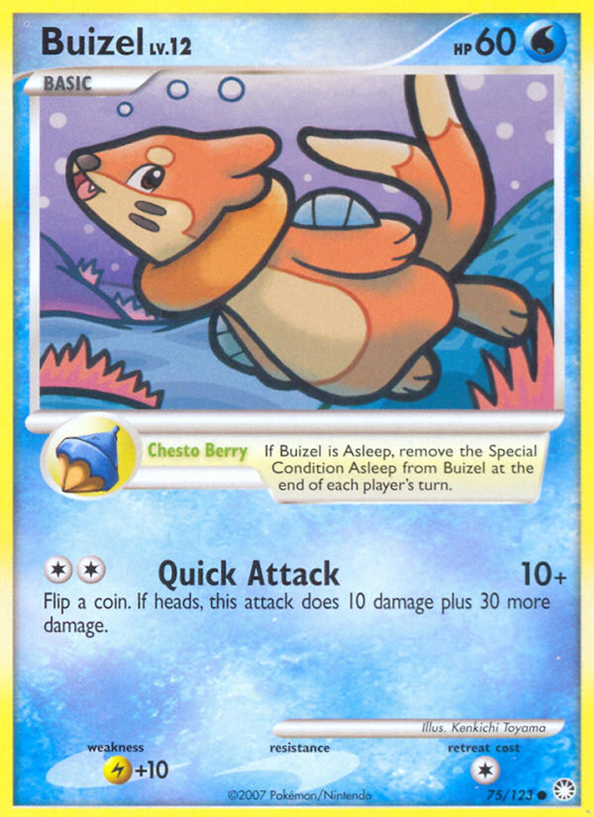 Mustébouée Lv.12 — Mysterious Treasures — Pokemon