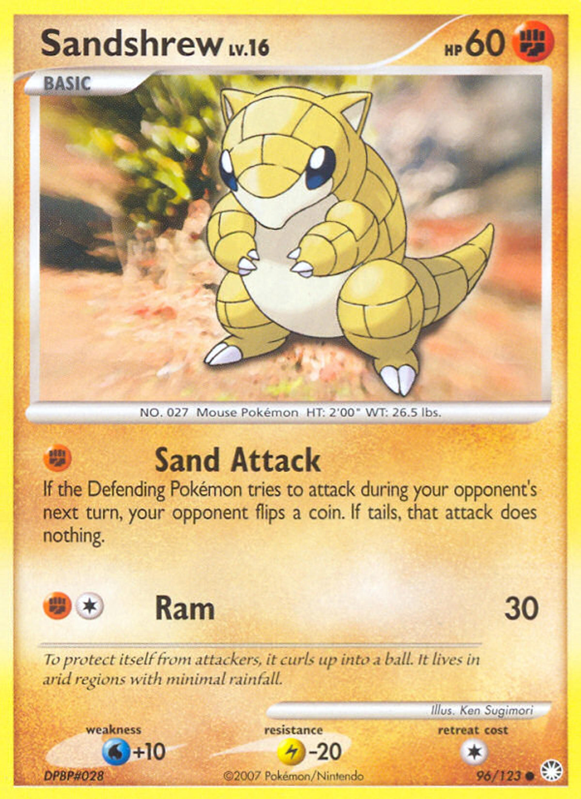 Sabelette Lv.16 — Mysterious Treasures — Pokemon