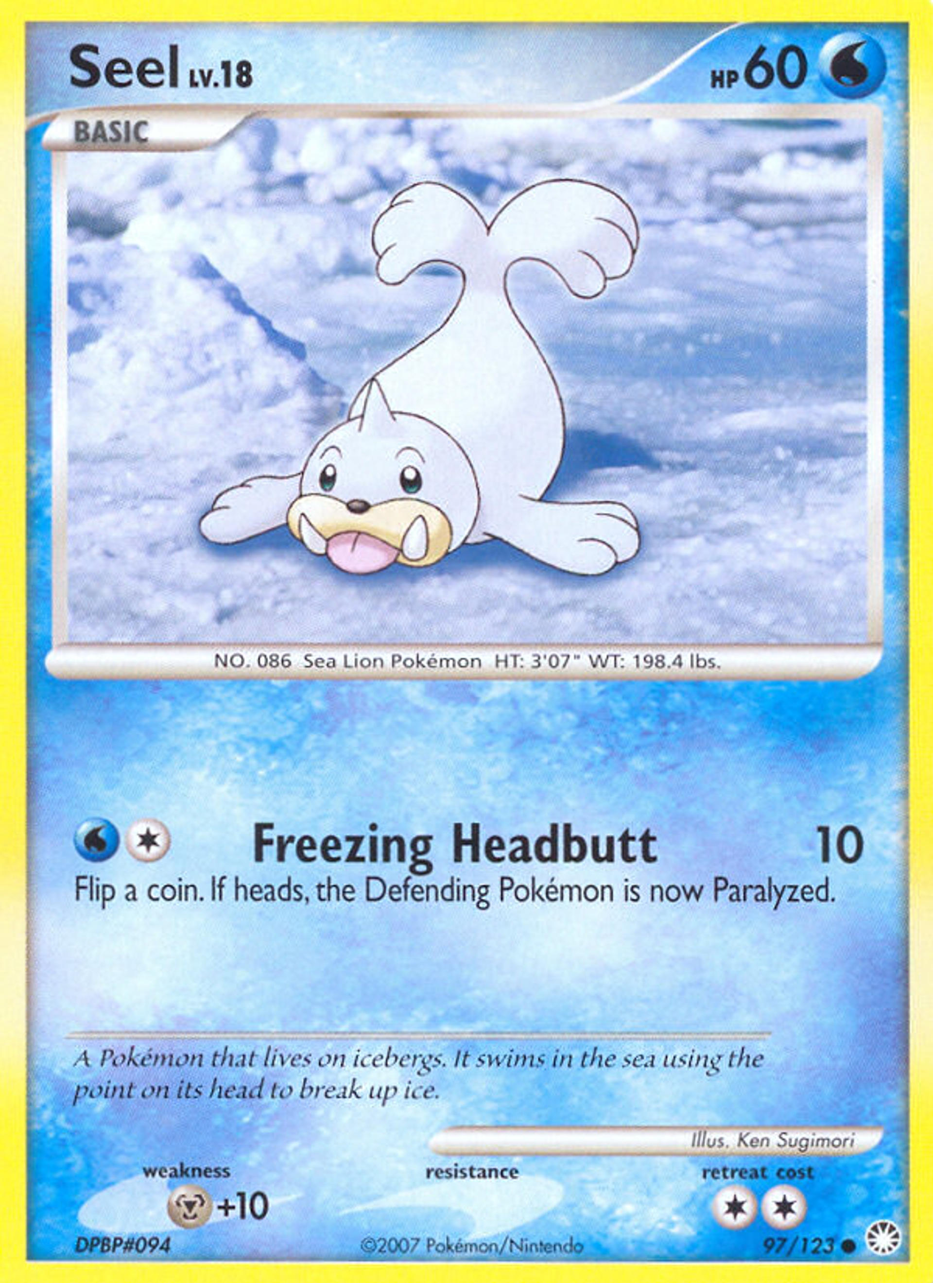 Otaria Lv.18 — Mysterious Treasures — Pokemon