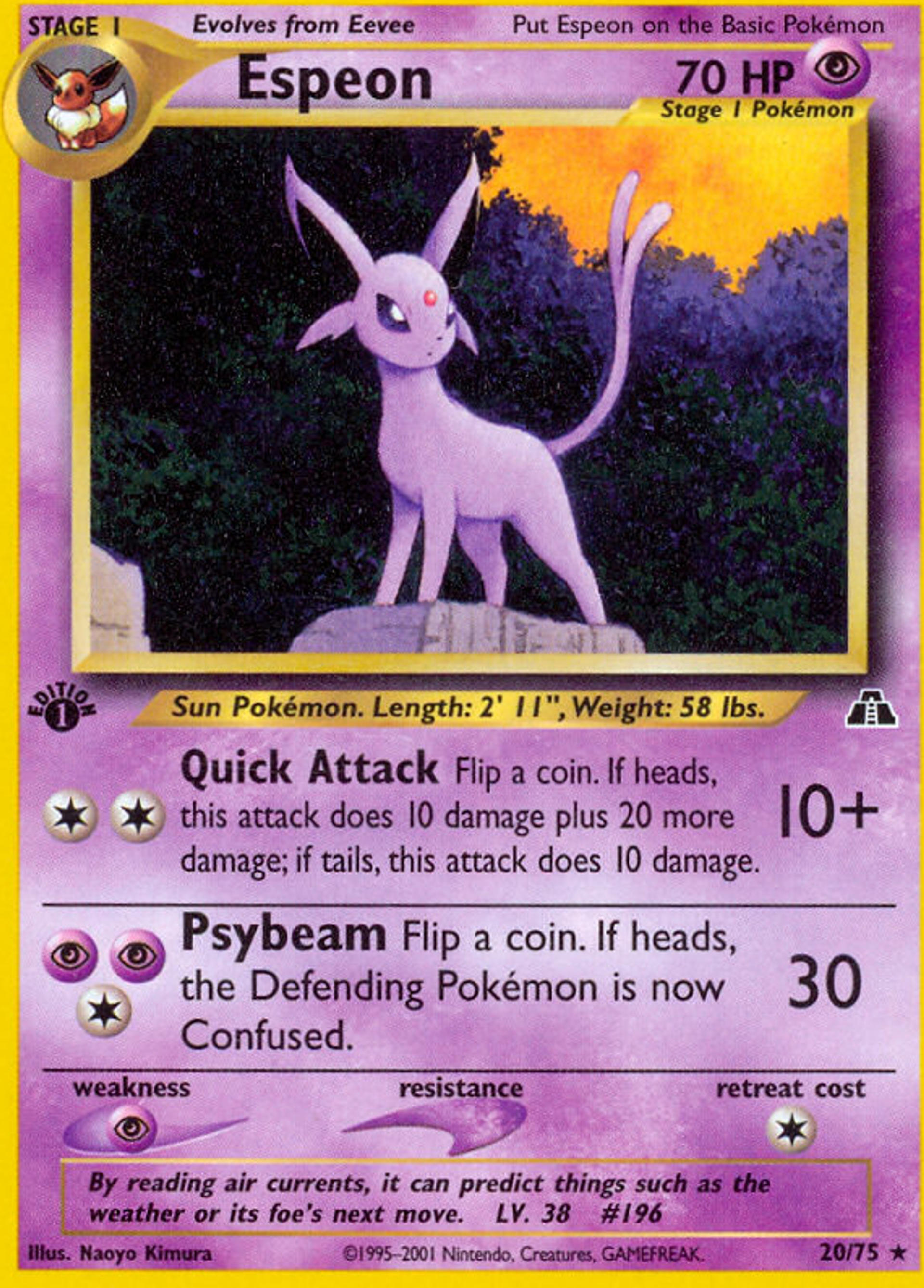 Espeon — Neo Discovery — Pokemon