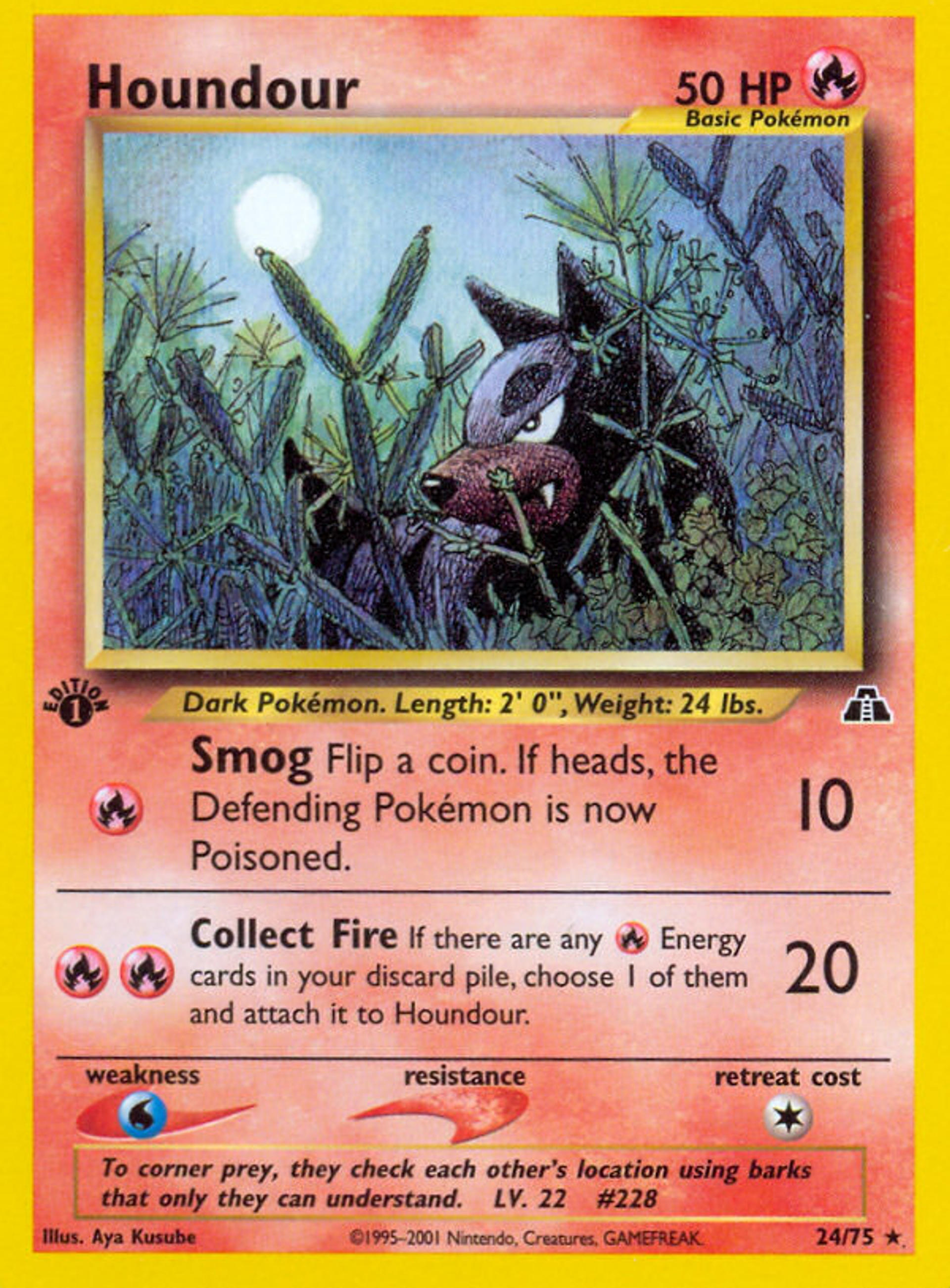 Houndour — Neo Discovery — Pokemon