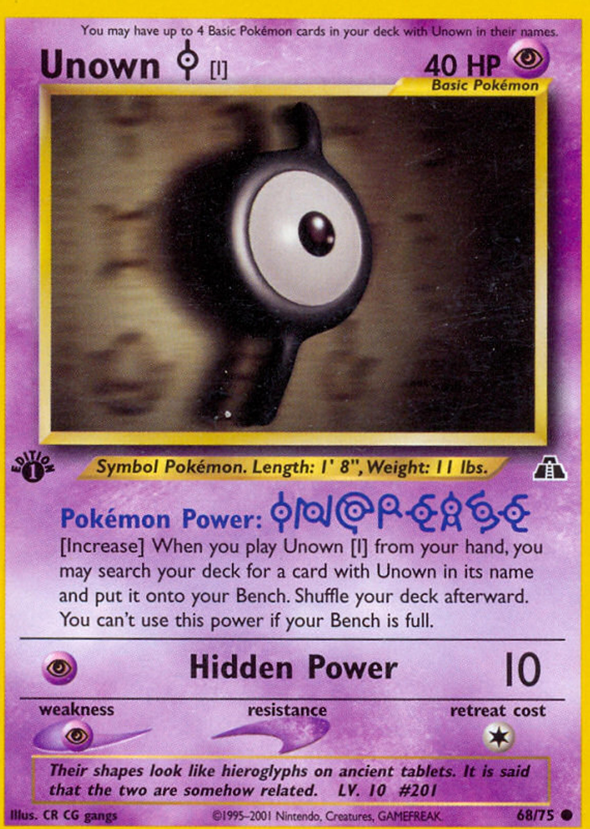 Unown — Neo Discovery — Pokemon