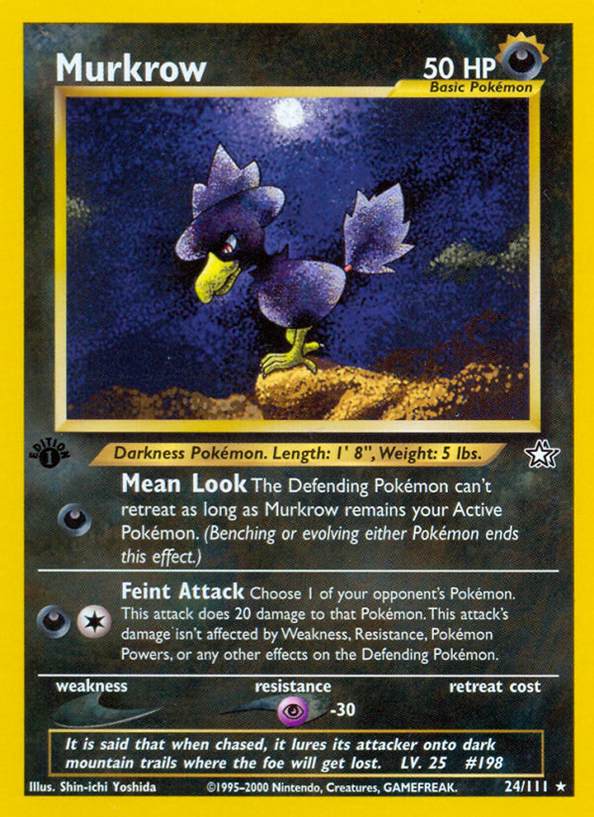 Murkrow — Neo Genesis — Pokemon