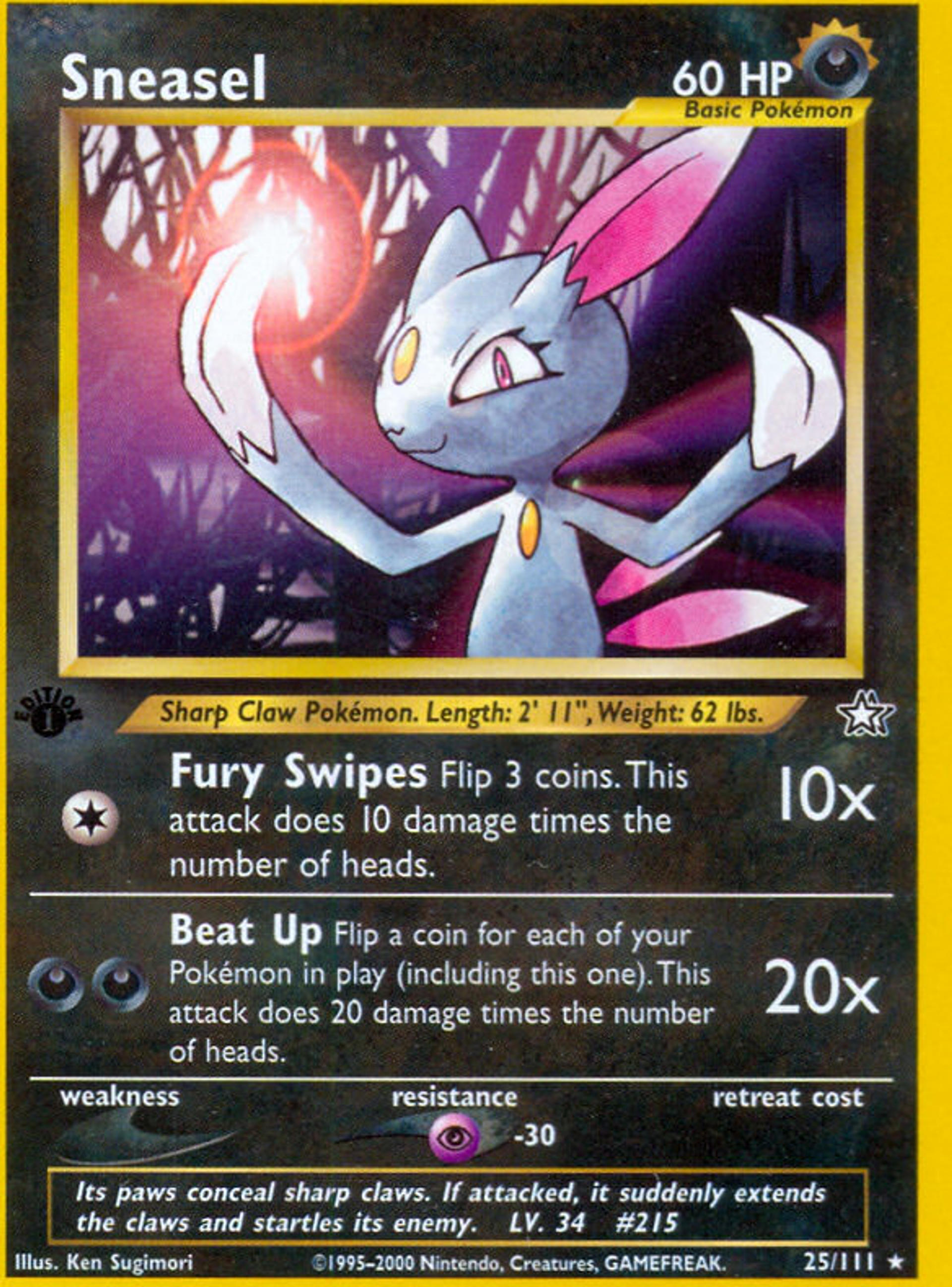 Sneasel — Neo Genesis — Pokemon