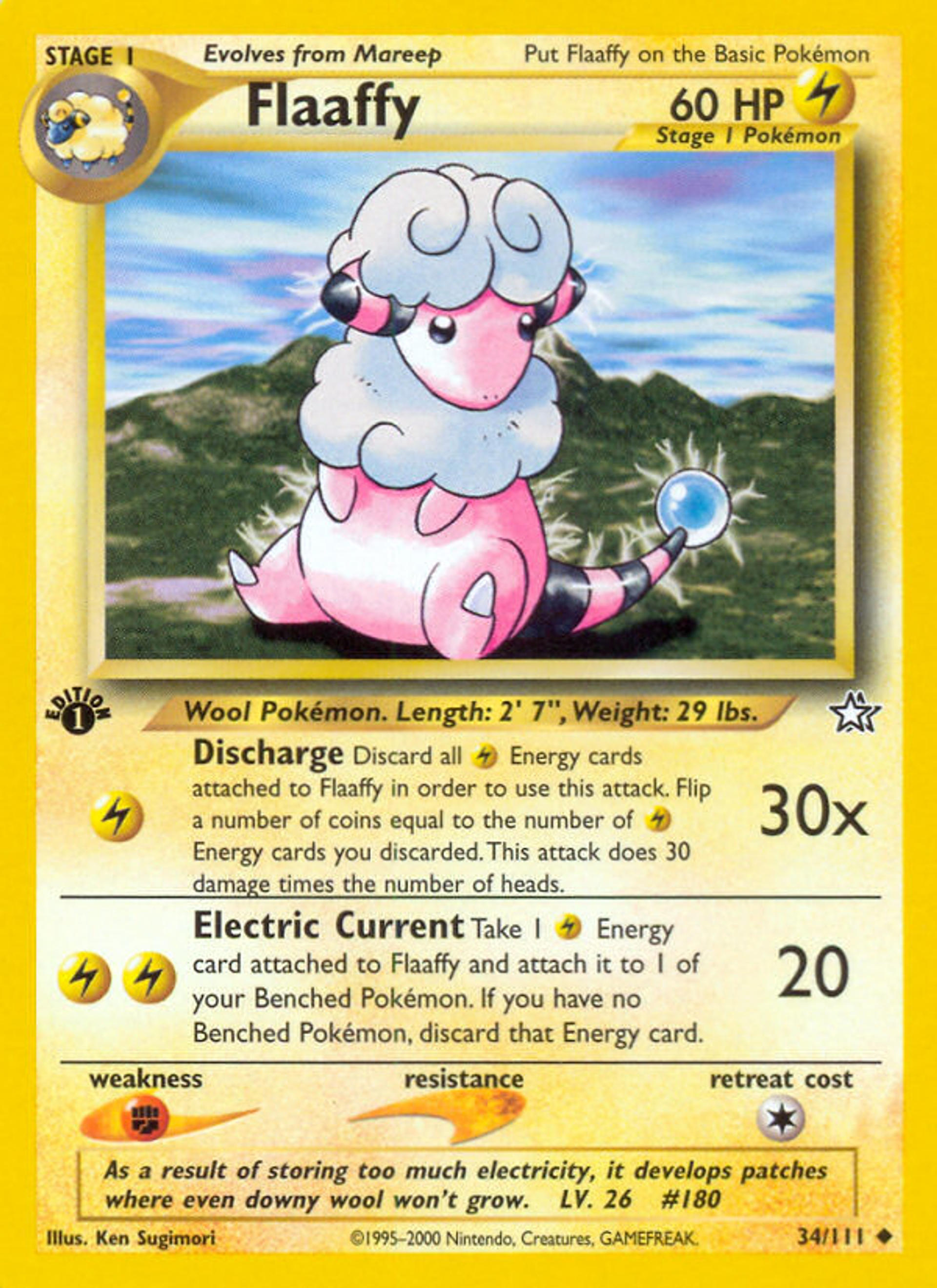 Flaaffy — Neo Genesis — Pokemon