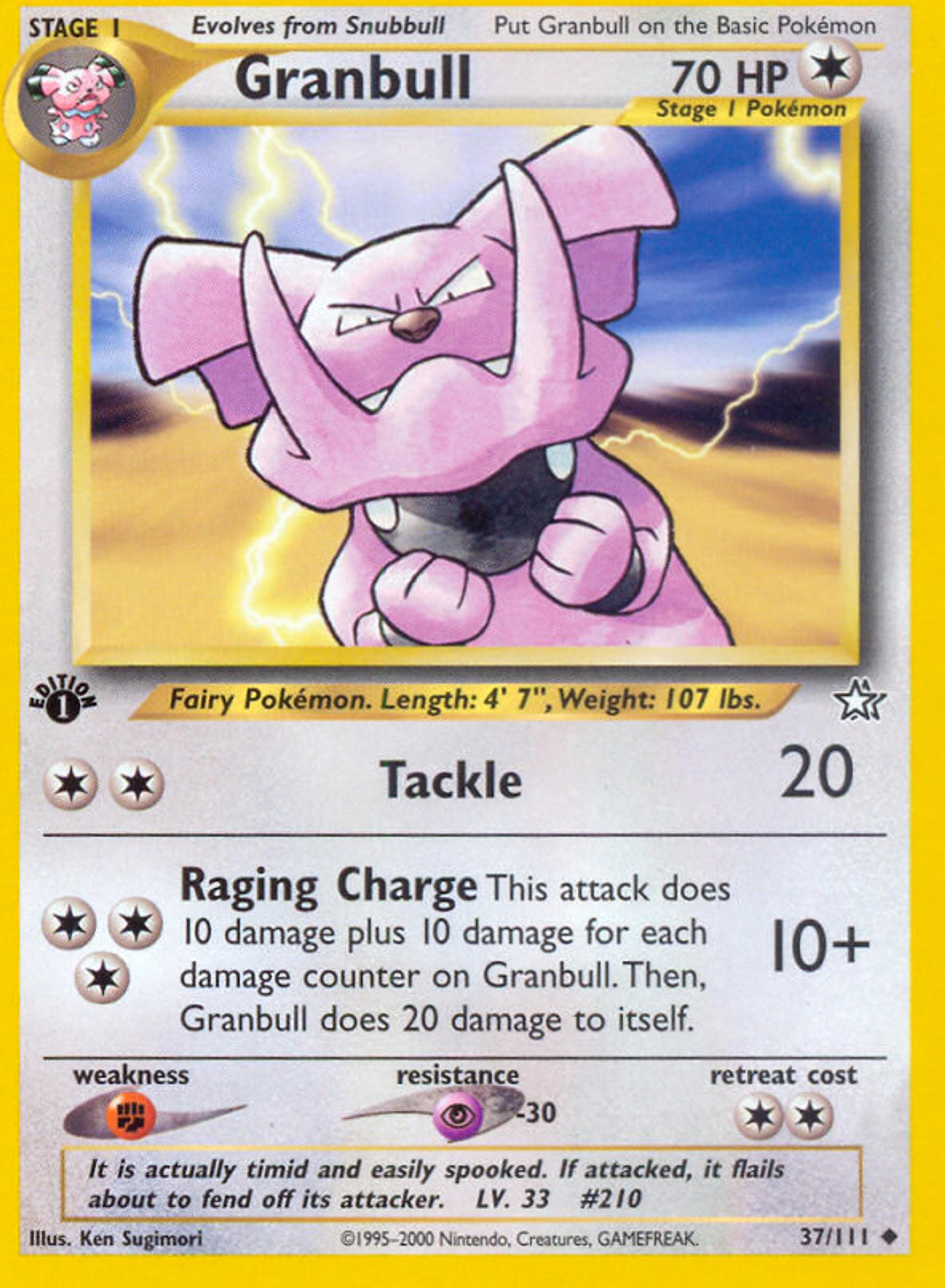 Granbull — Neo Genesis — Pokemon