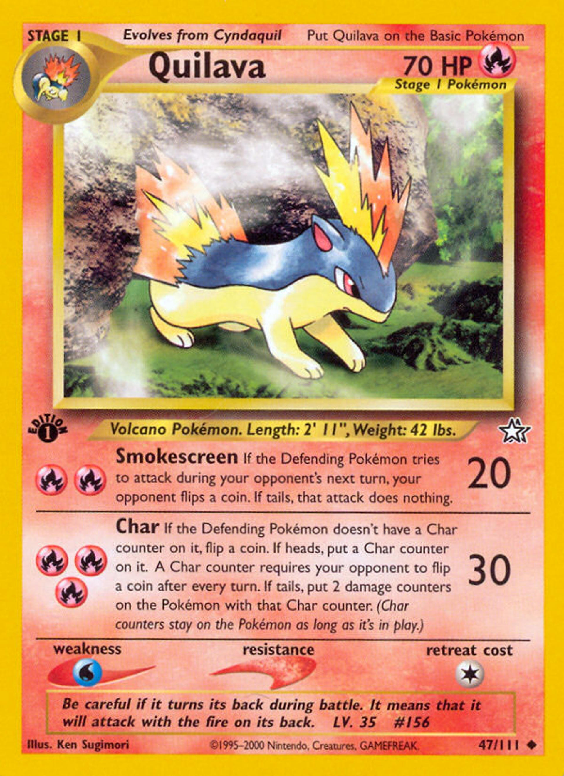 Quilava — Neo Genesis — Pokemon