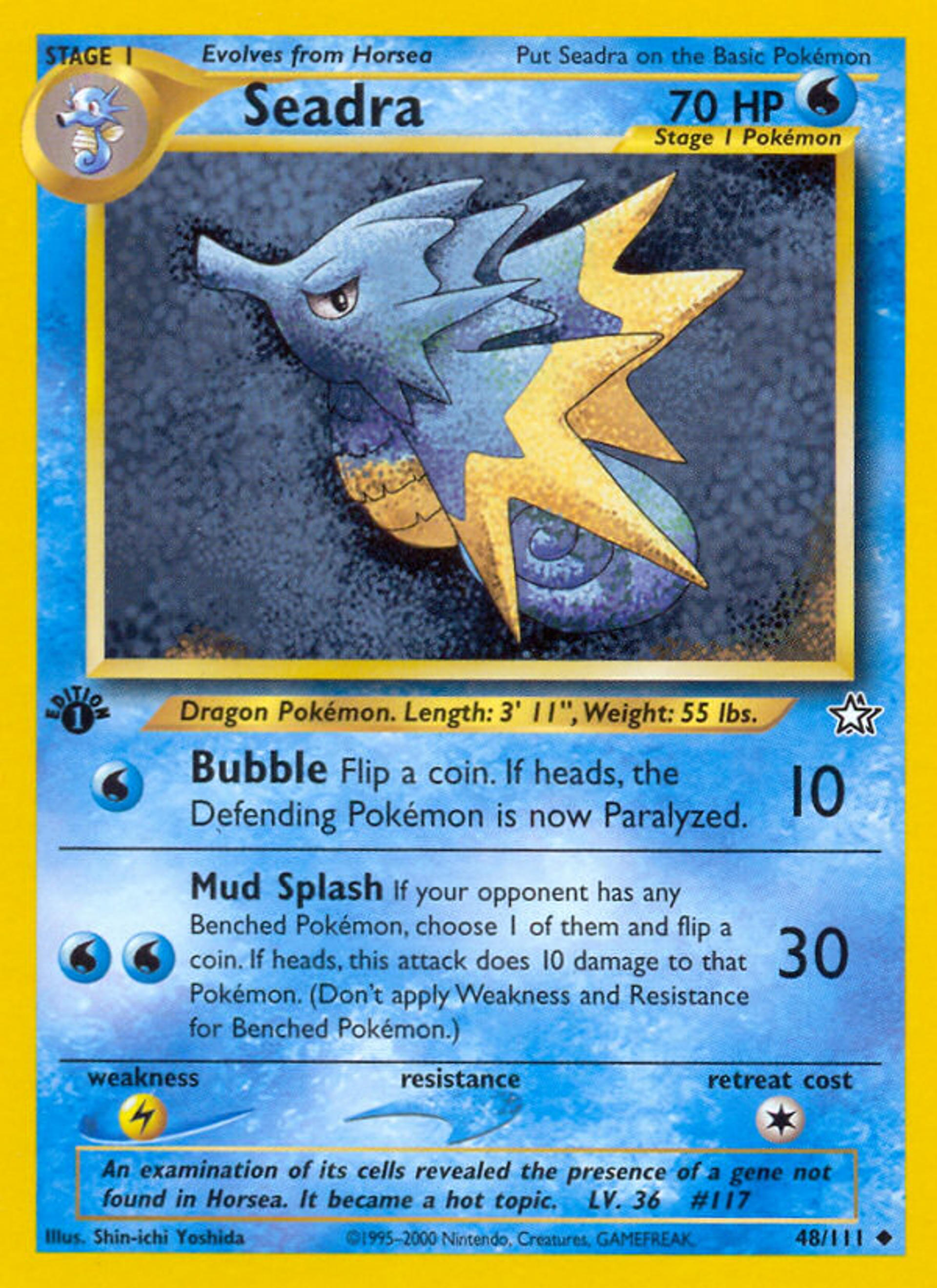 Seadra — Neo Genesis — Pokemon