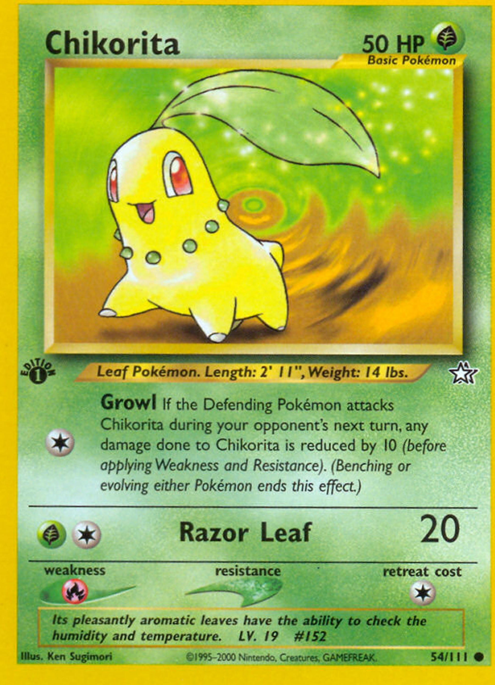 Chikorita — Neo Genesis — Pokemon