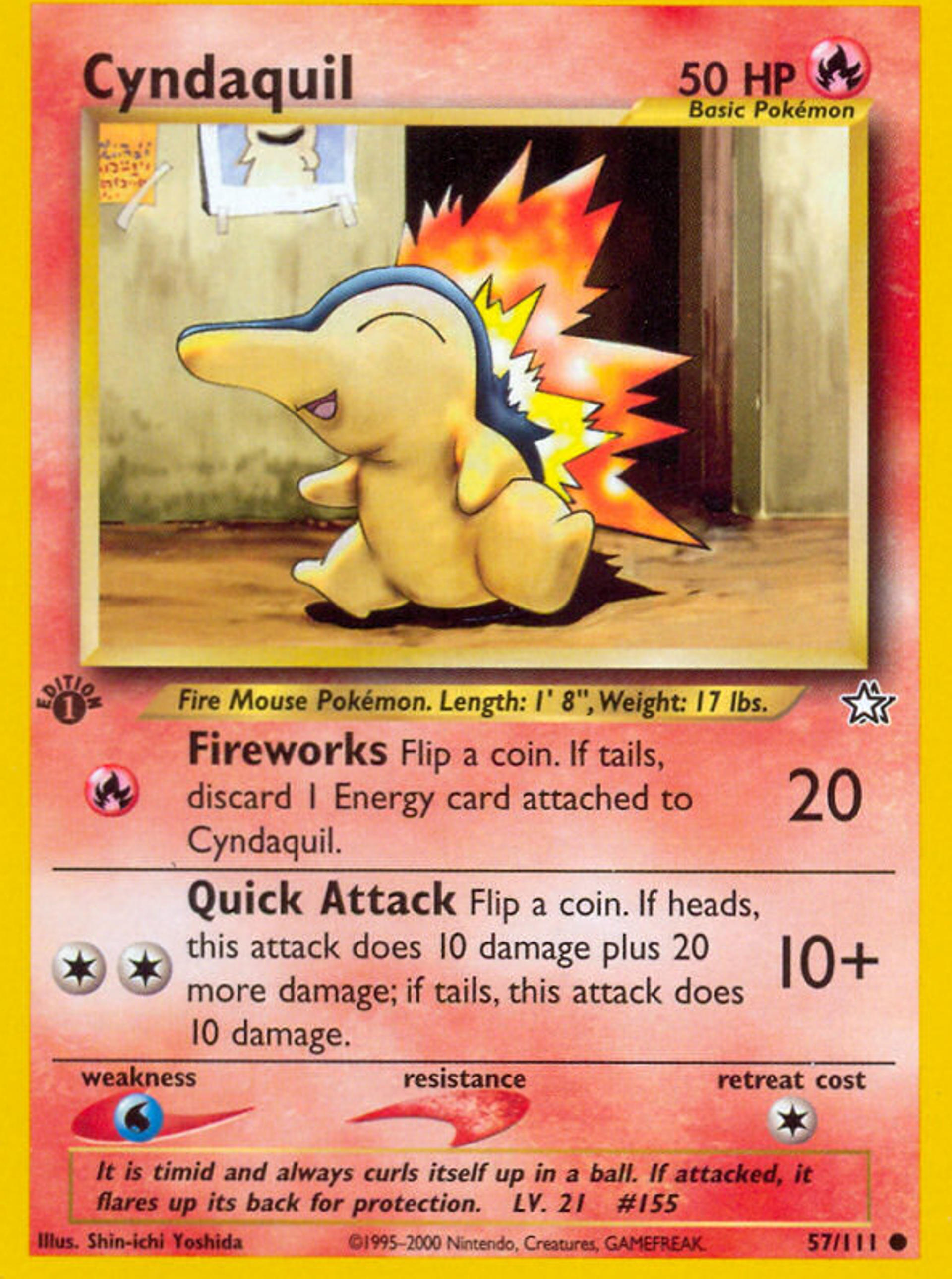 Cyndaquil — Neo Genesis — Pokemon