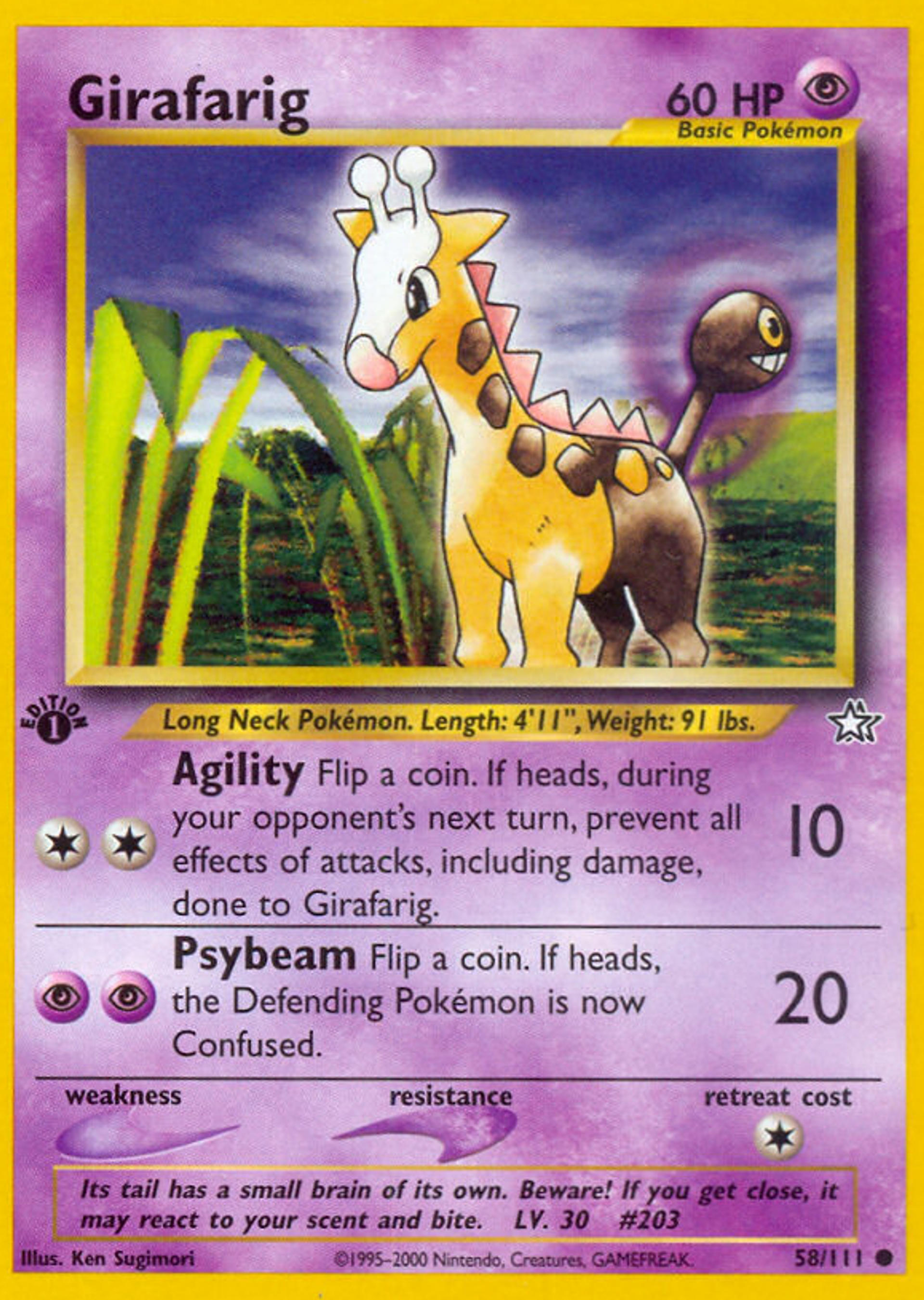 Girafarig — Neo Genesis — Pokemon