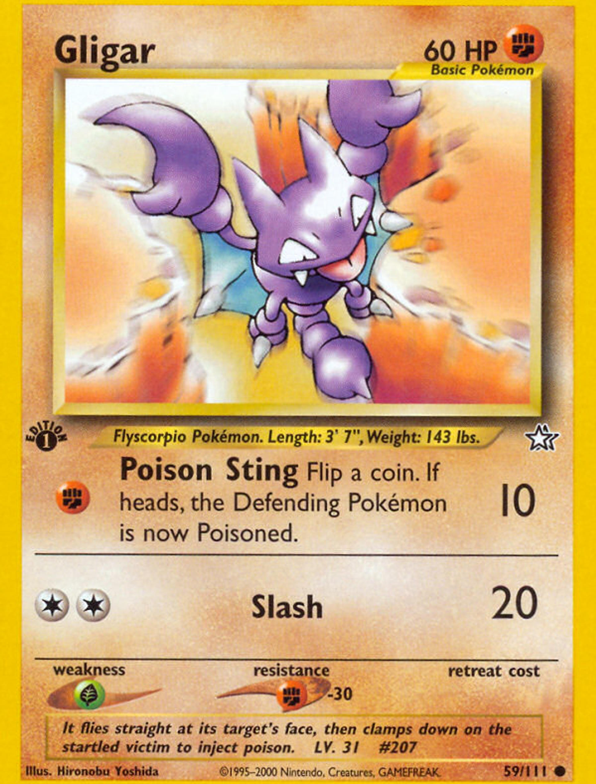 Gligar — Neo Genesis — Pokémon