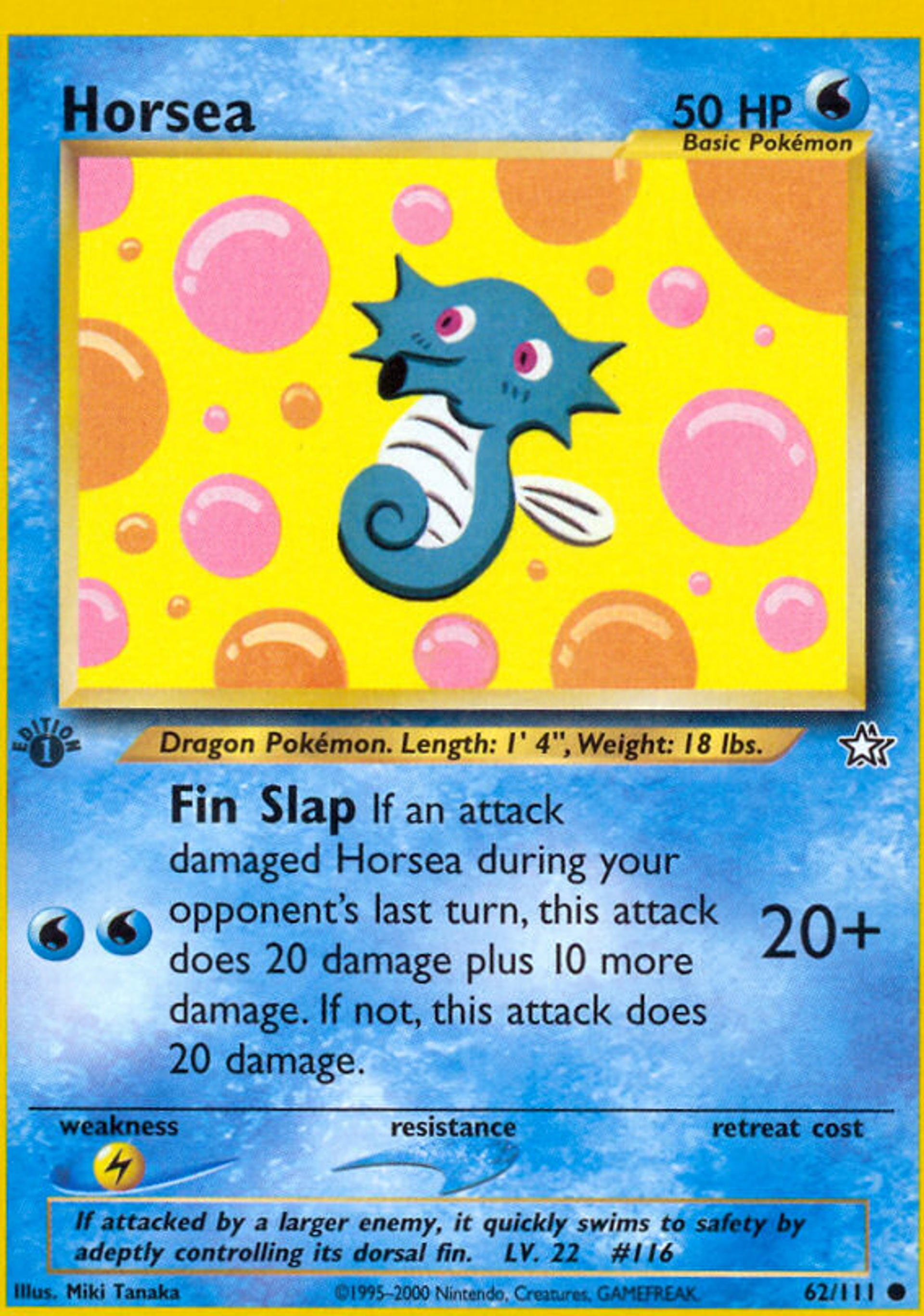 Horsea — Neo Genesis — Pokemon