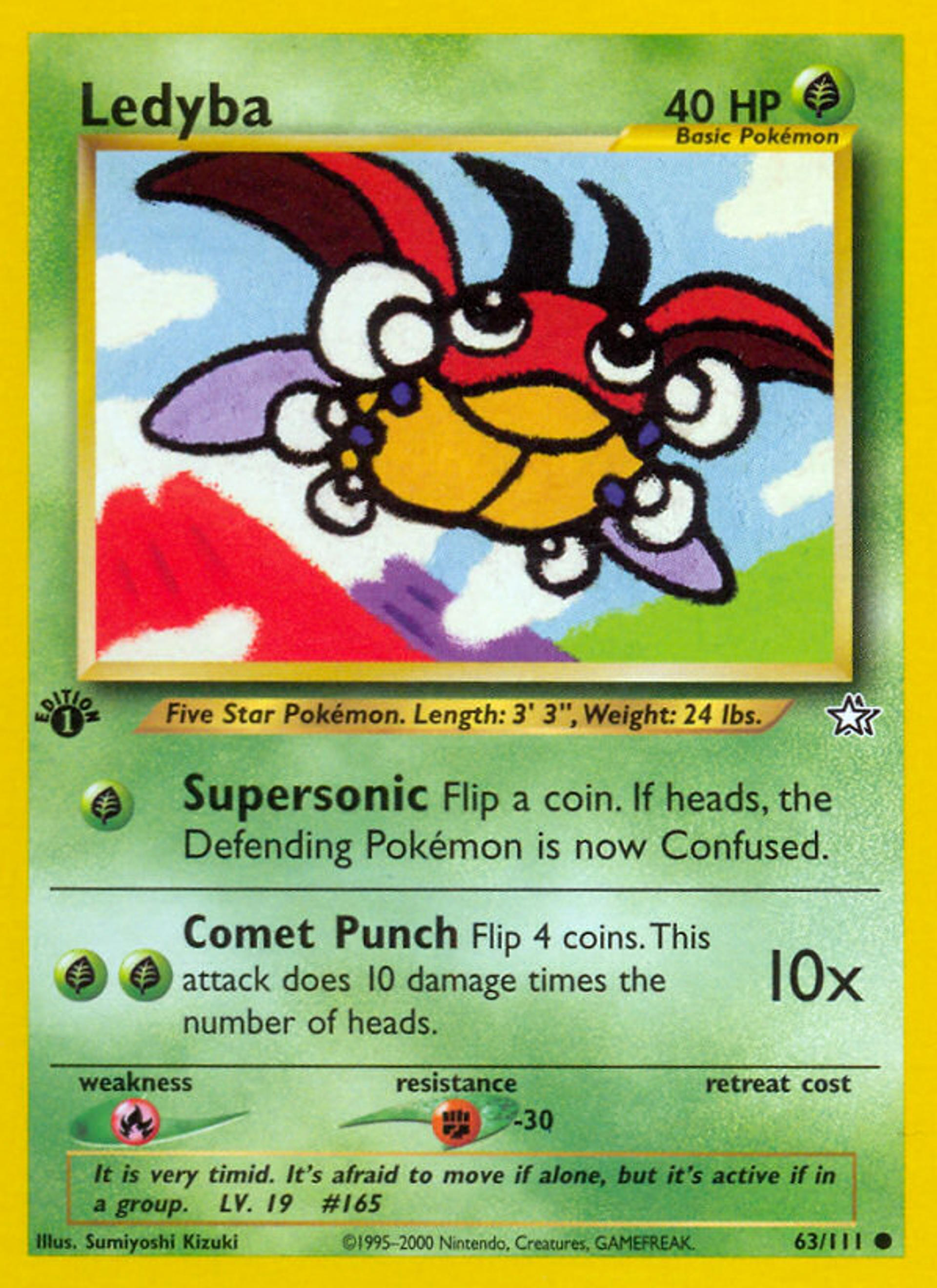 Ledyba — Neo Genesis — Pokemon
