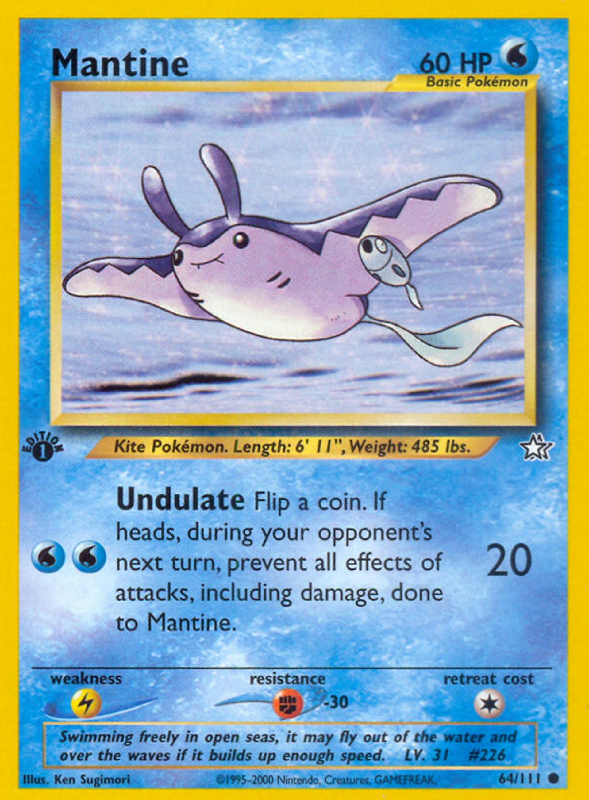Mantine — Neo Genesis — Pokémon